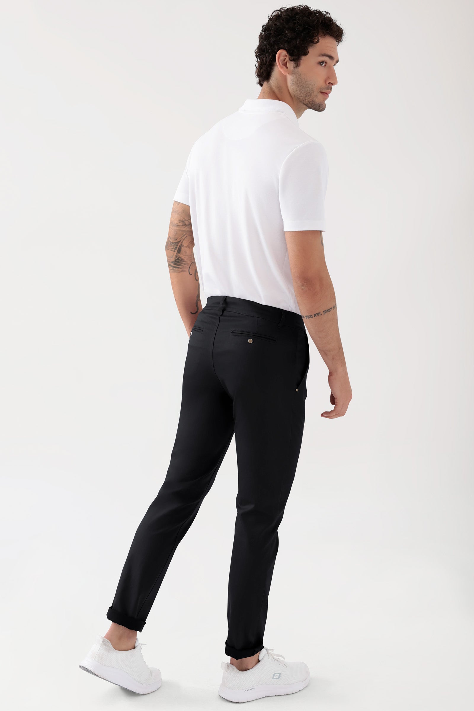 COMFY FLEX Hose Herren - Chino Style schwarz