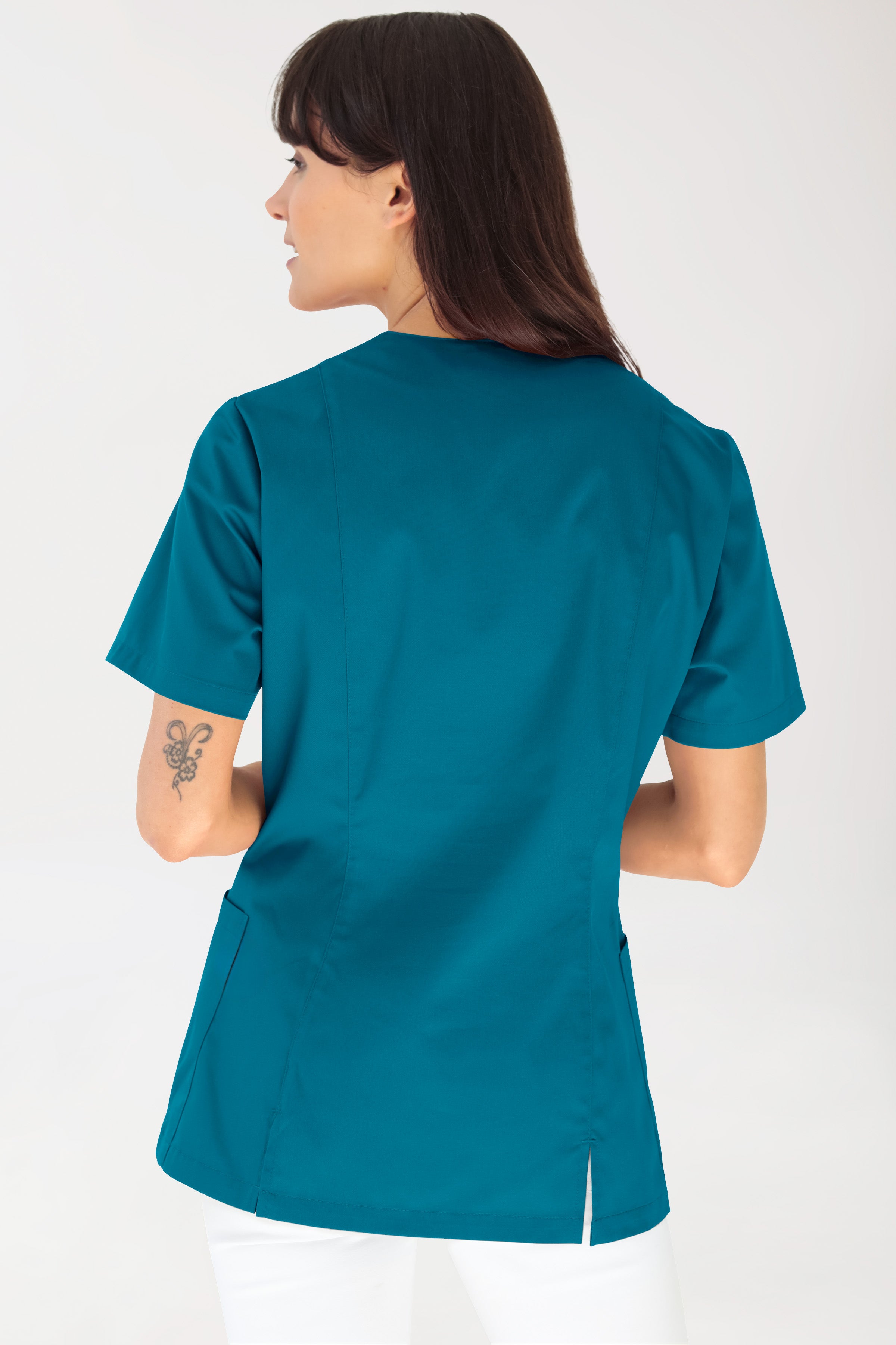 Schlupfkasack Damen - Stretch petrol