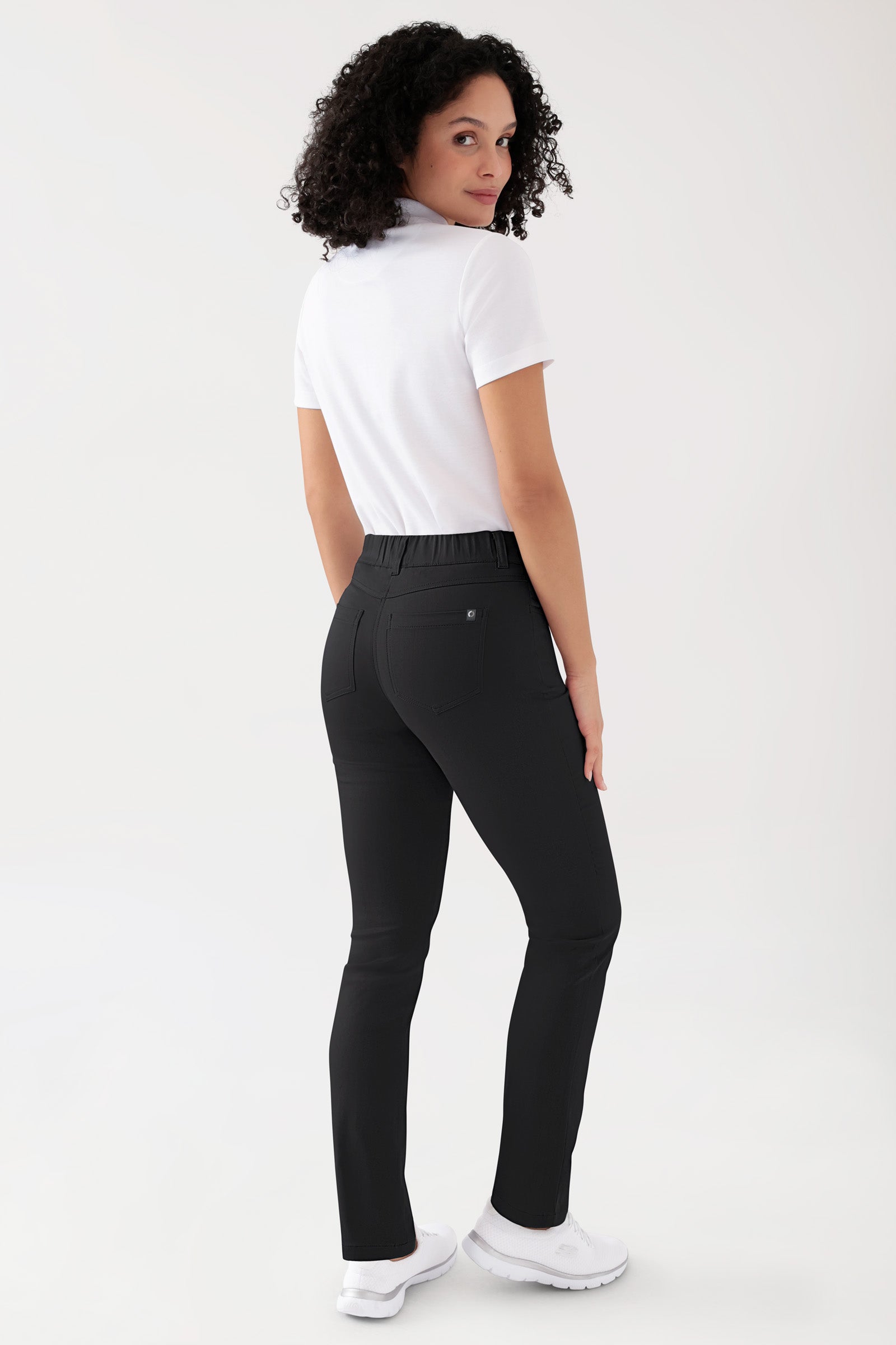 COMFY FLEX 5-Pocket Hose Damen - gerades Bein schwarz