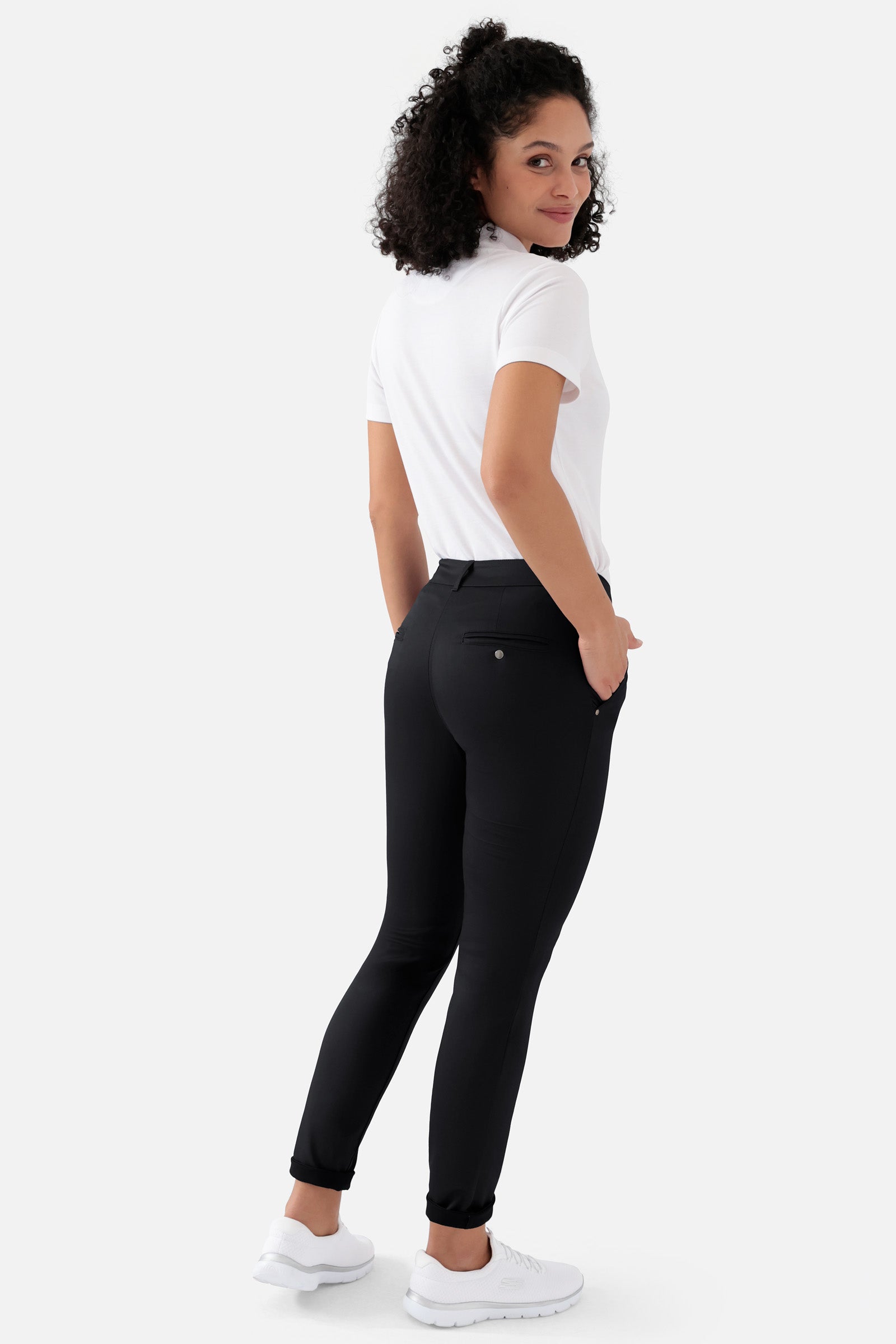 COMFY FLEX Hose Damen - Chino Style schwarz