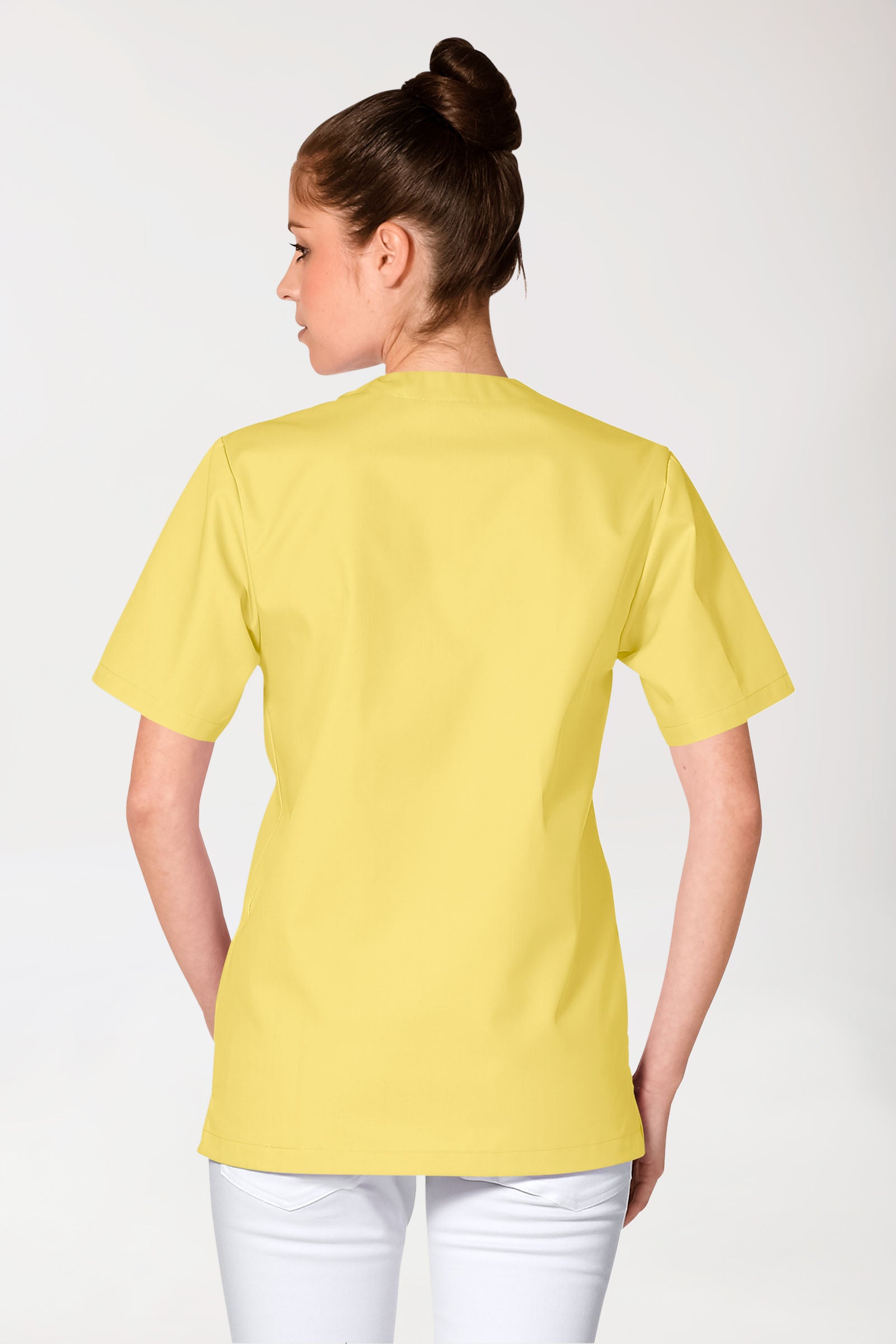 Schlupfkasack Gelb Unisex, Rückansicht