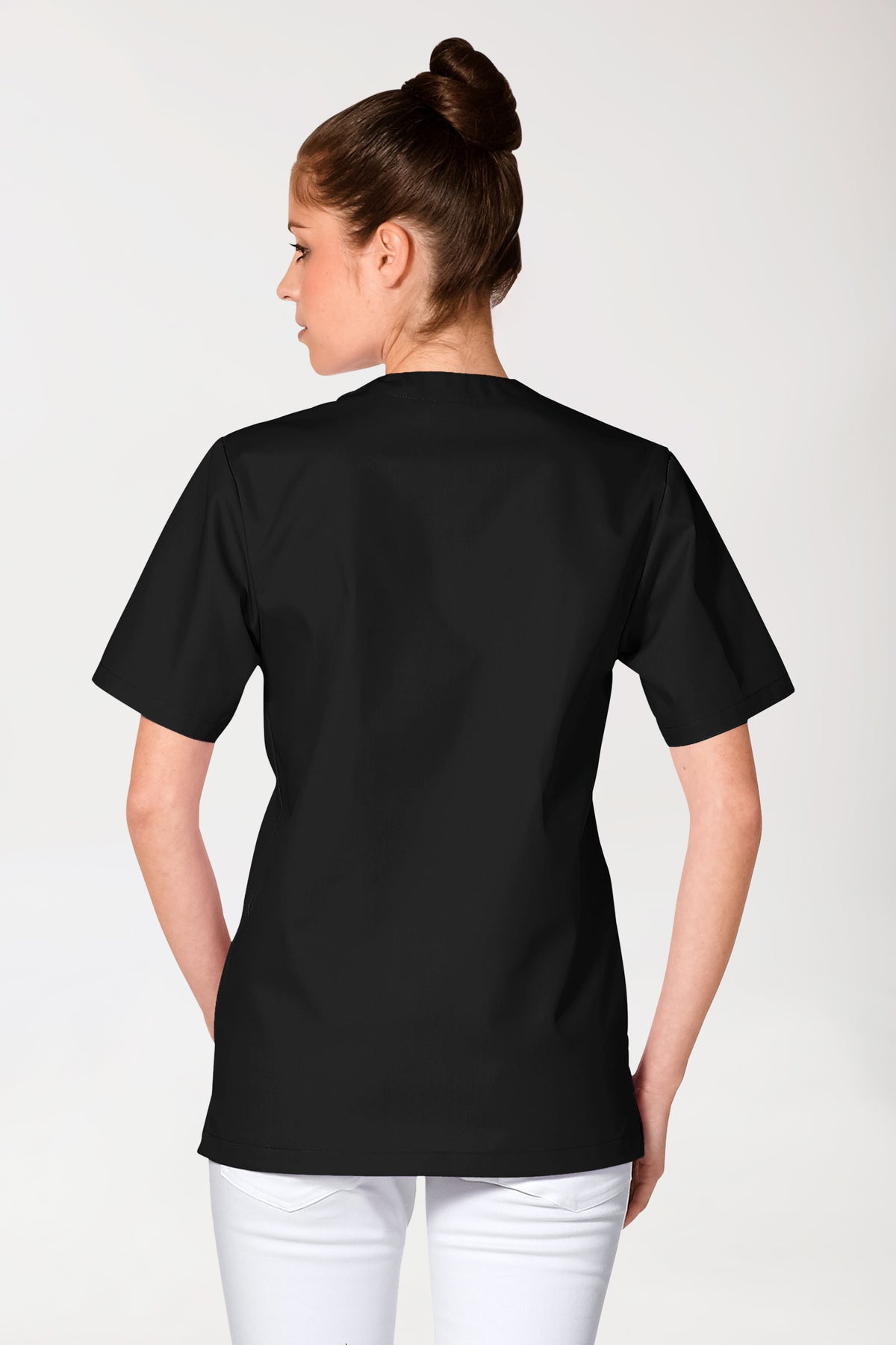 JUST STRONG Schlupfkasack Unisex - V-Ausschnitt schwarz