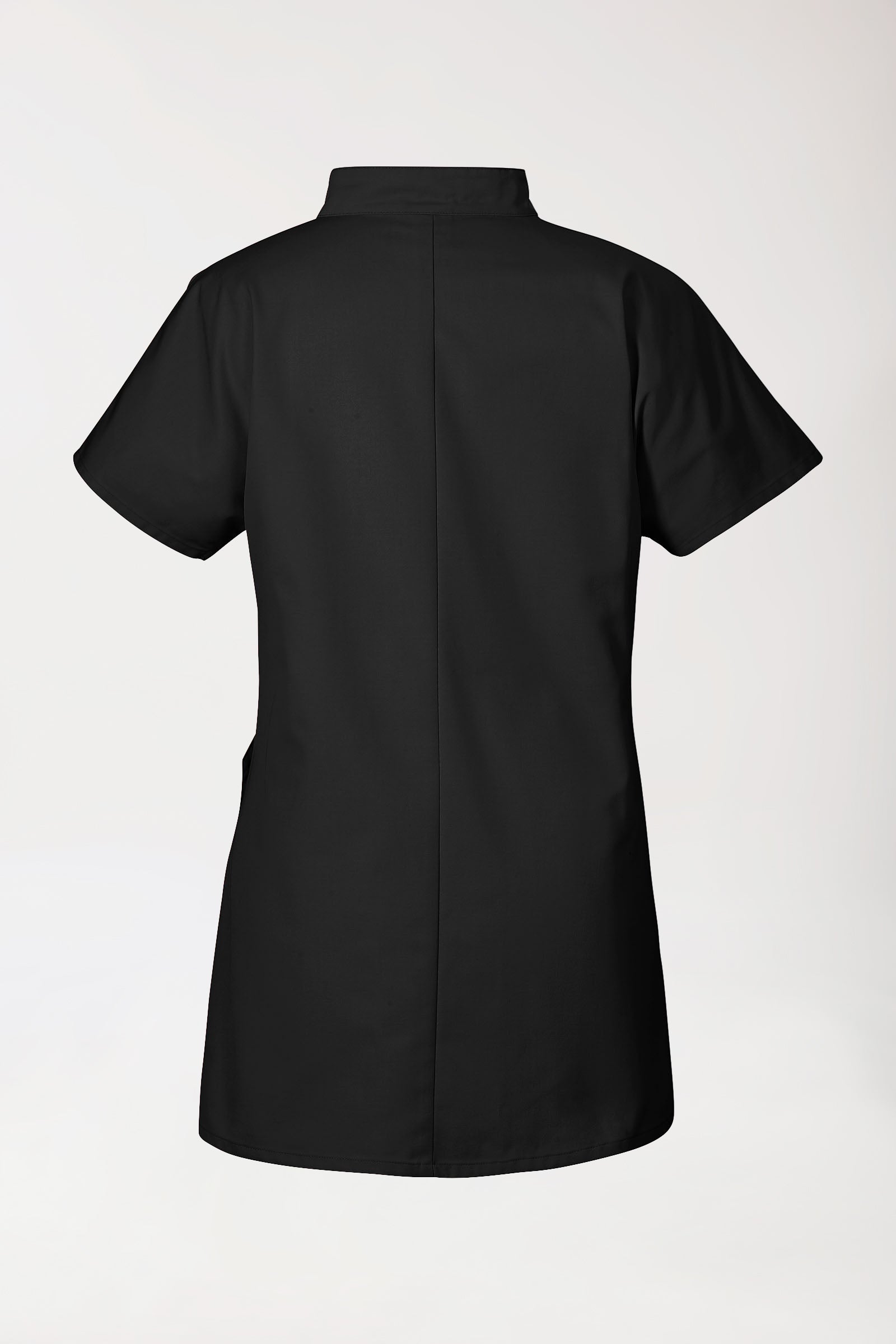 JUST STRONG Kasack Damen - Druckknopfleiste schwarz, Rückansicht