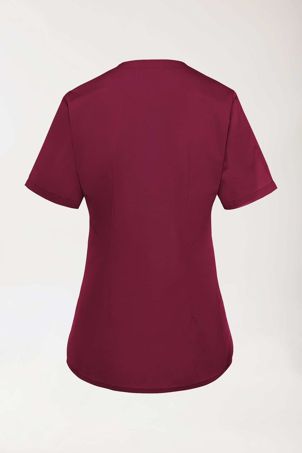 Stretch Schlupfkasack Damen - V-Ausschnitt bordeaux