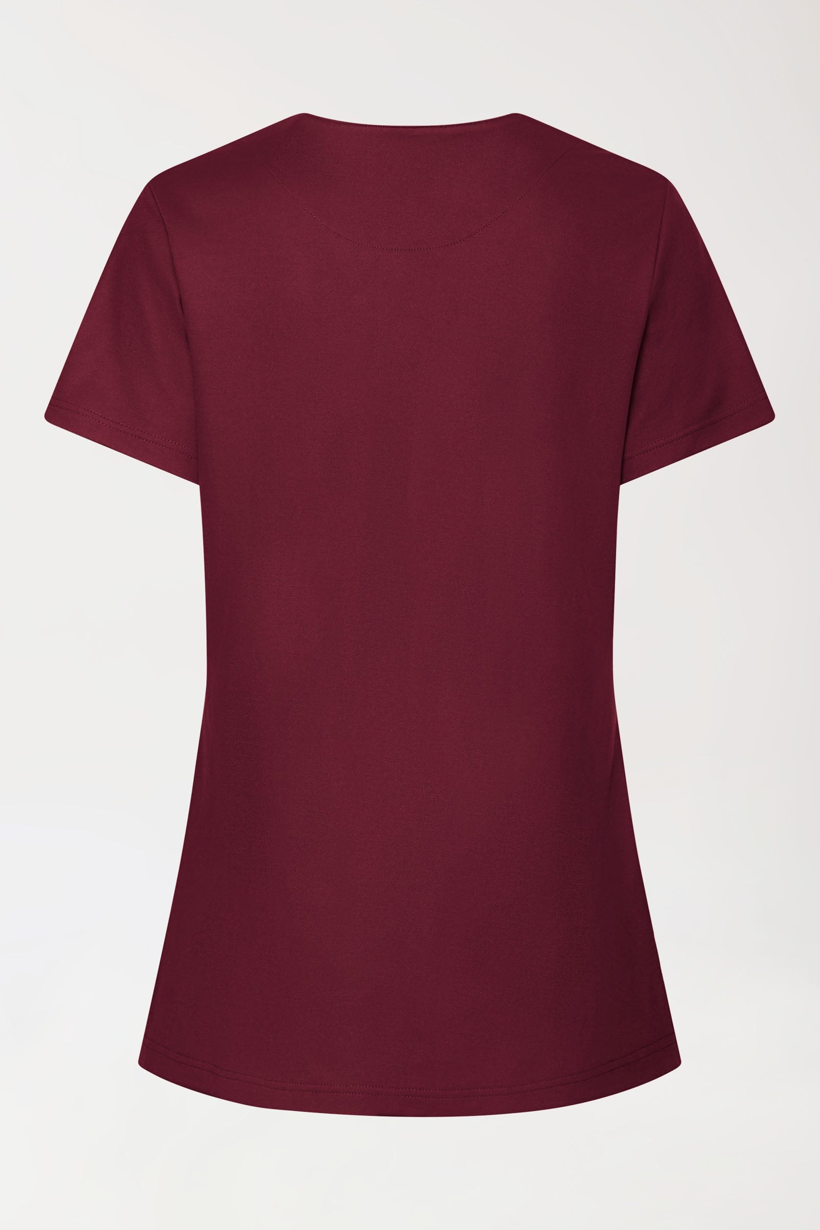 COMFY FLEX Stretch Schlupfkasack Damen - mit Druckknöpfen bordeaux