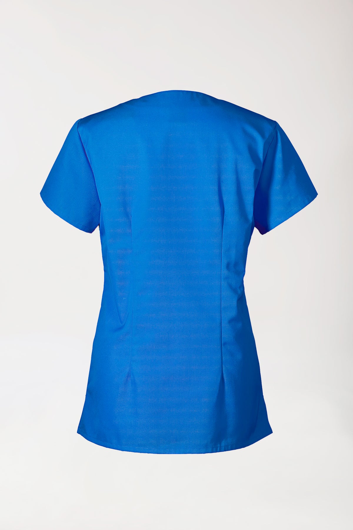 JUST STRONG Schlupfkasack Damen - eckiger Ausschnitt königsblau, Rückansicht