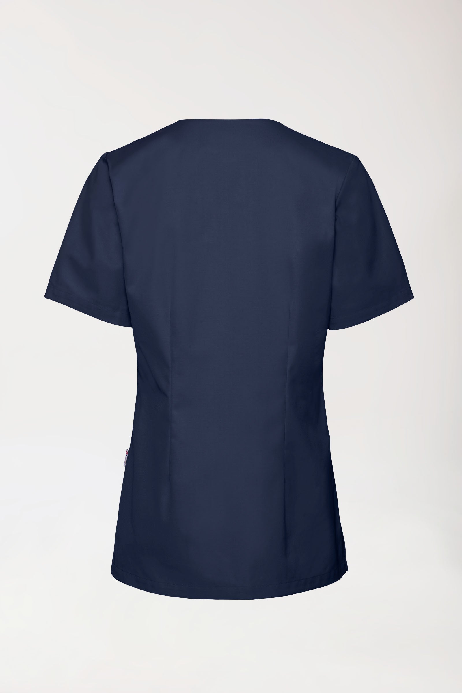 JUST STRONG Schlupfkasack Damen - V-Ausschnitt navy, Rückansicht