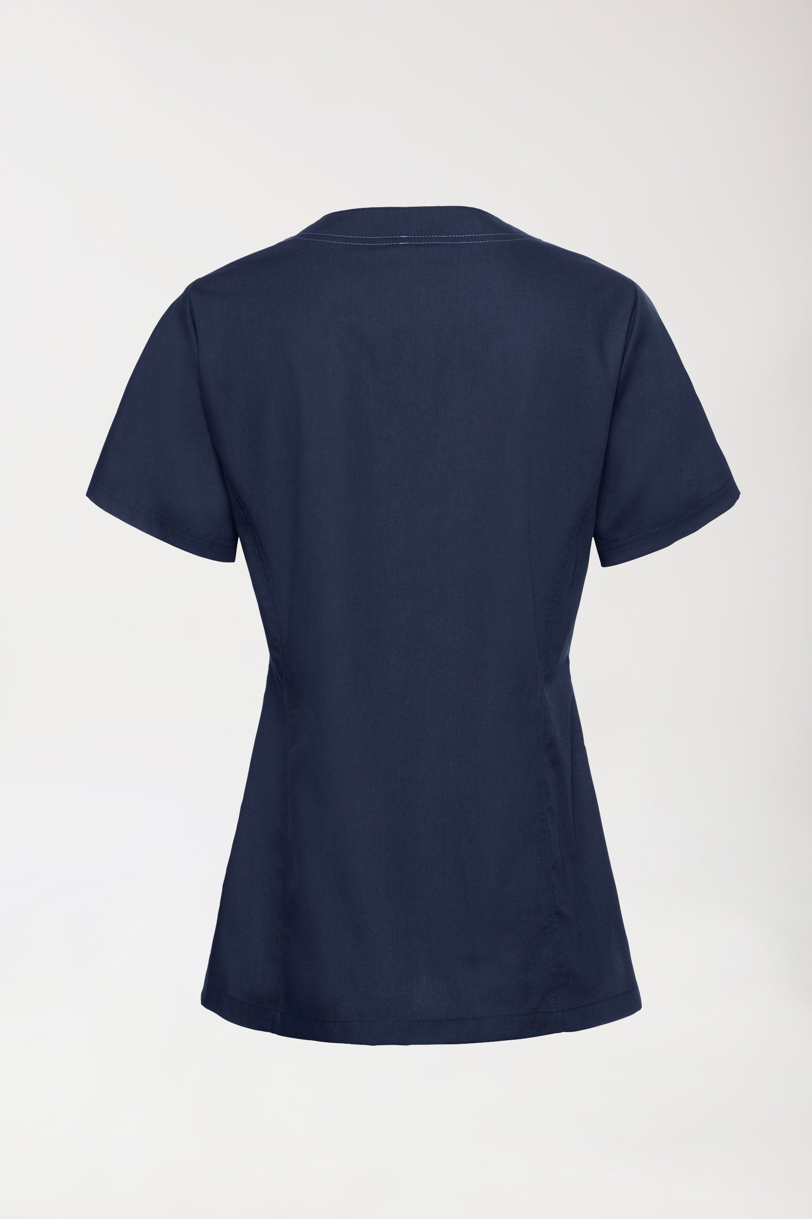 Damen-Schlupfkasack Navy mit Himmelblau