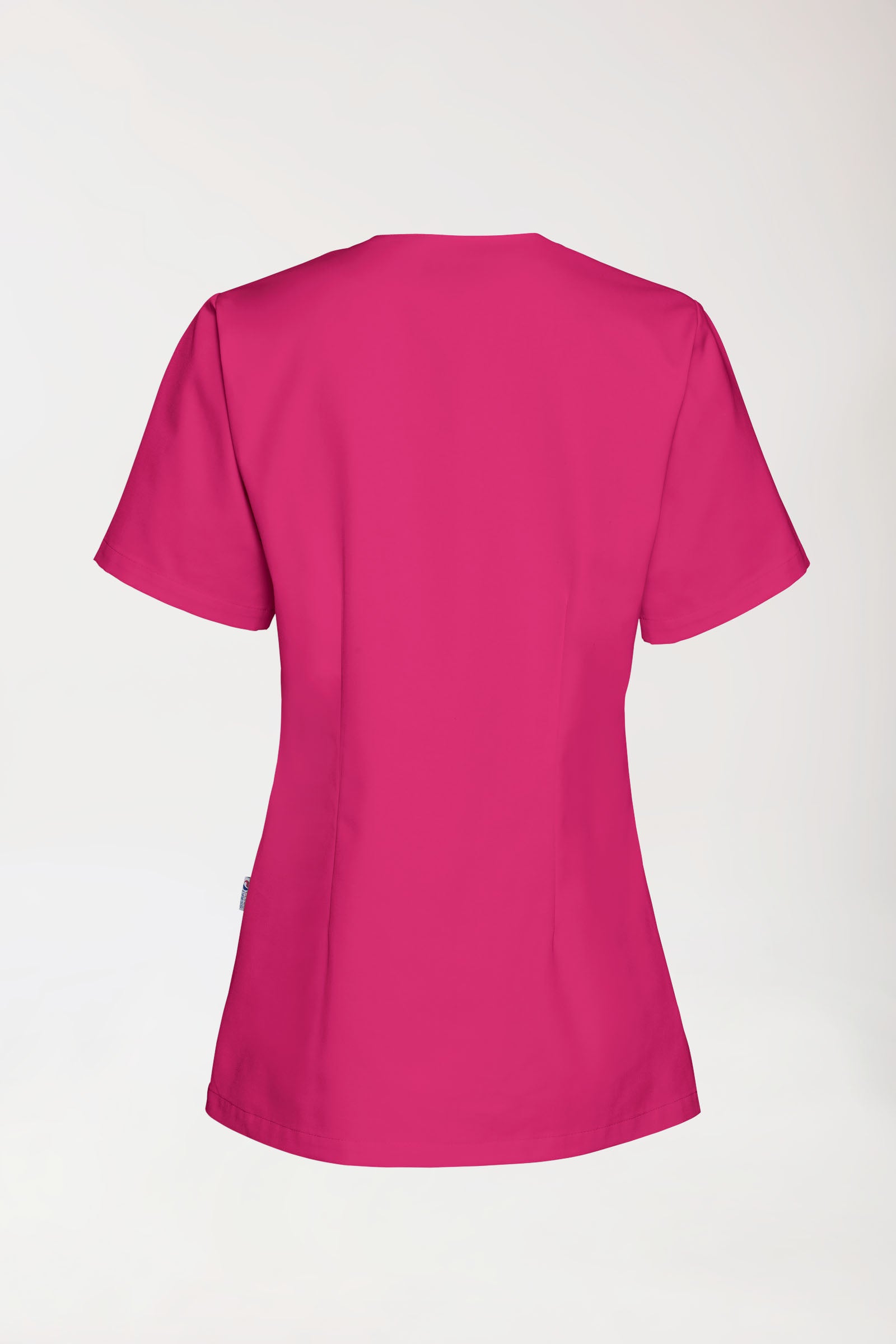 JUST STRONG Schlupfkasack Damen - V-Ausschnitt pink, Rückansicht