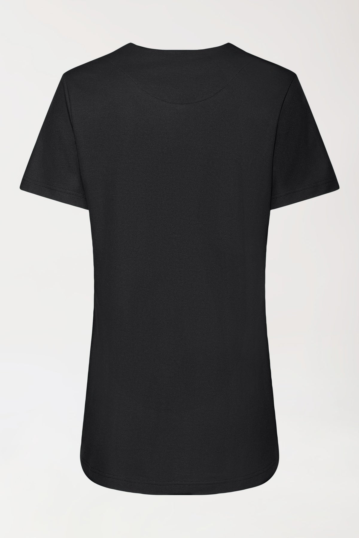 COMFY FLEX Stretch Schlupfkasack Damen - Herzausschnitt schwarz