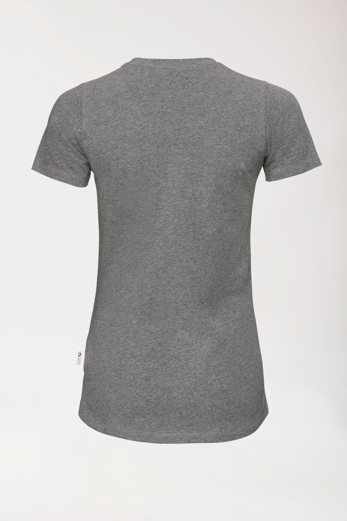 CORE Shirt Damen - Rundhals dunkelgrau melange