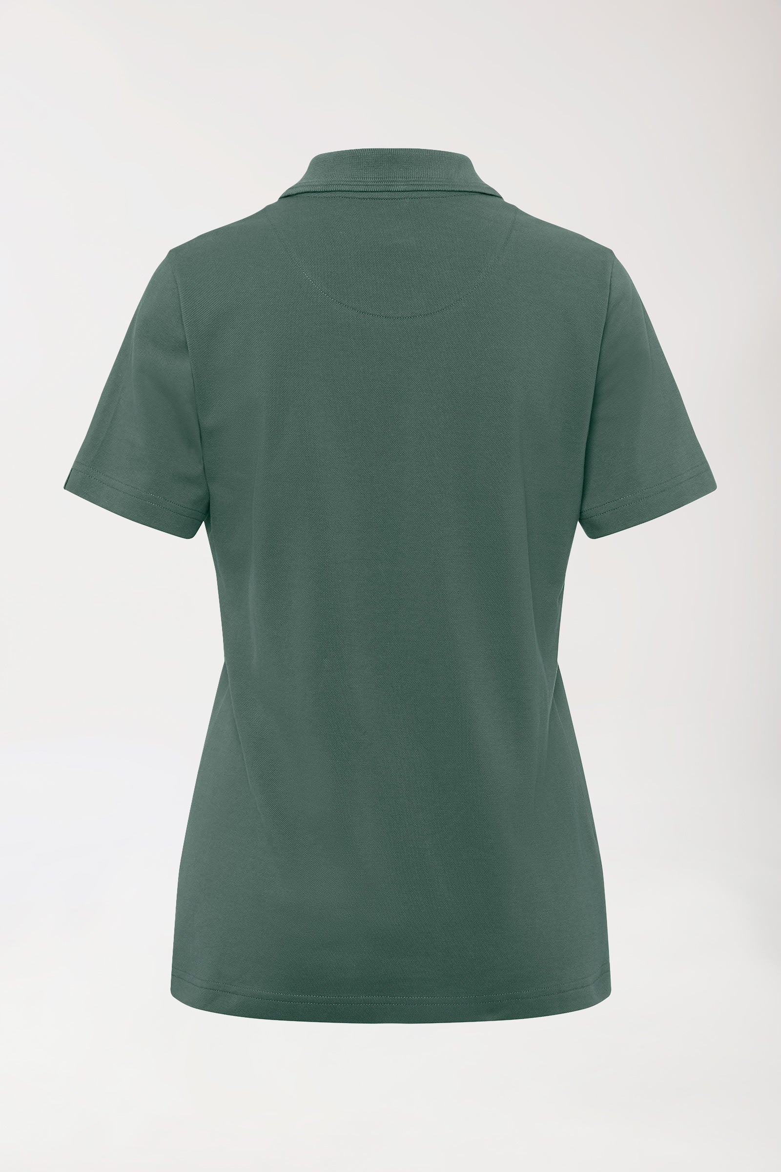COMFY FLEX Stretch Shirt Damen - Polokragen dunkelgrün