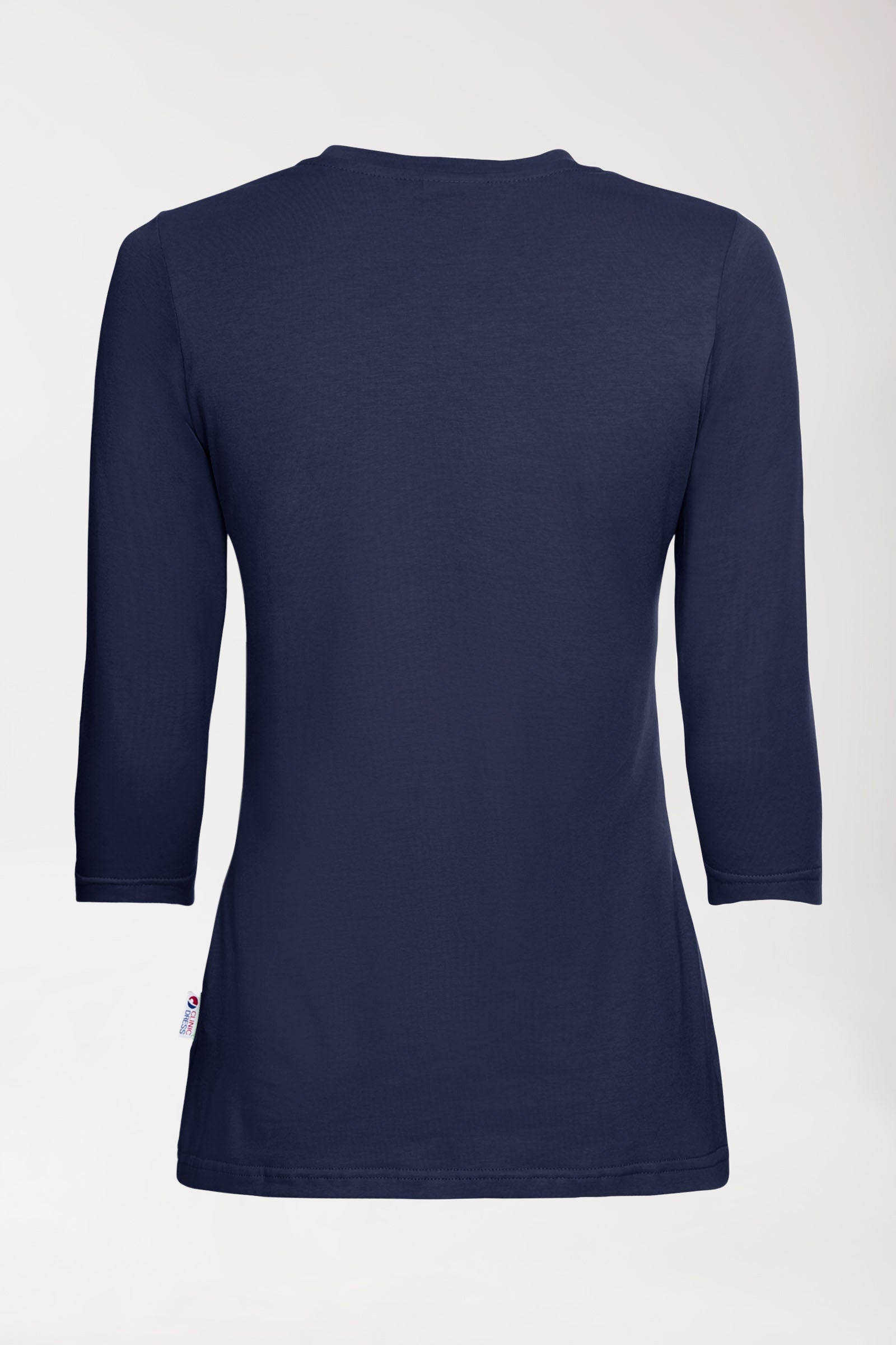 CORE Shirt Damen - 3/4 Arm navy, Rückansicht