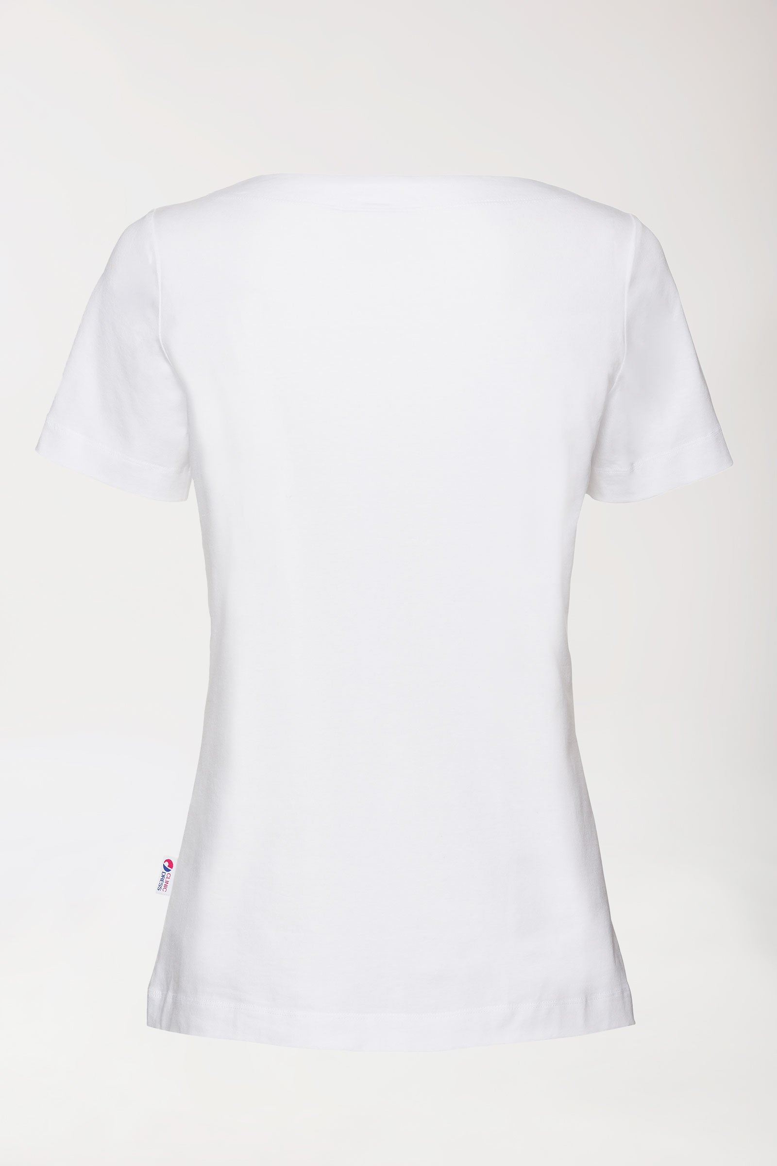 Shirt Damen - 1/2 Arm weiß, Rückansicht