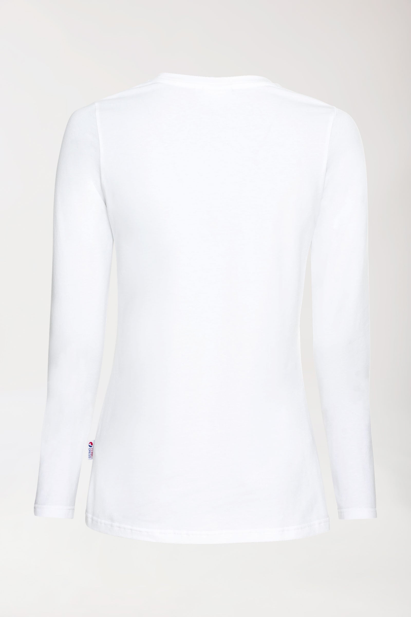 CORE Shirt Damen - 1/1 Arm weiß, Rückansicht