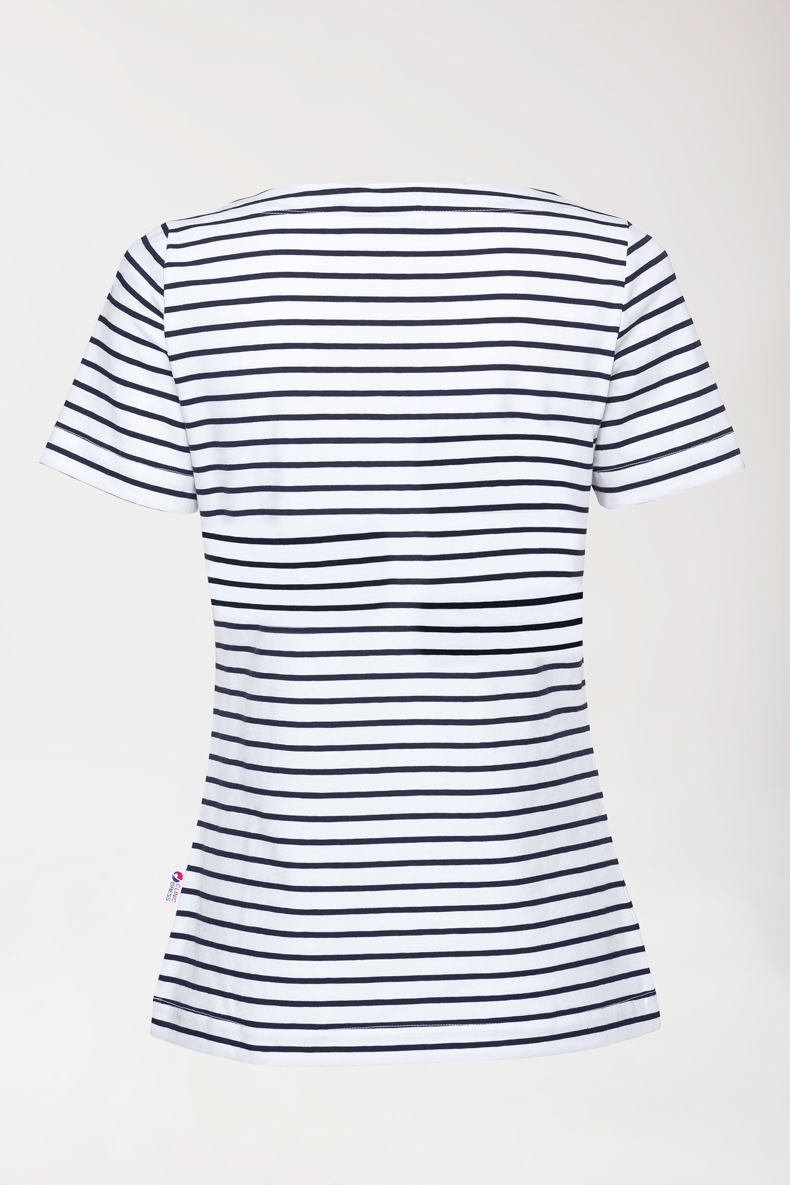 Shirt Damen - 1/2 Arm weiß/navy