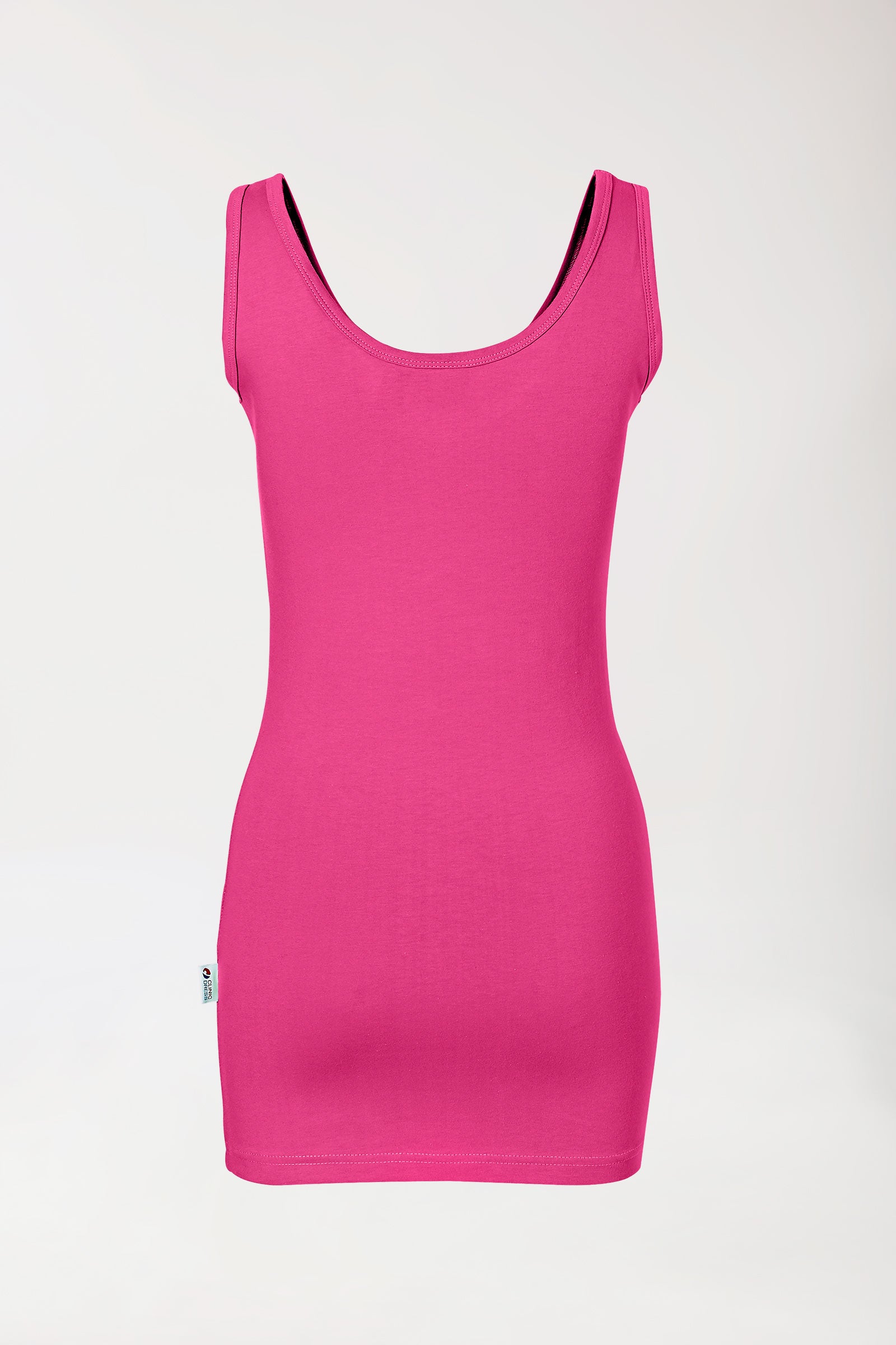 CORE Top Damen - Rundhals pink, Rückansicht