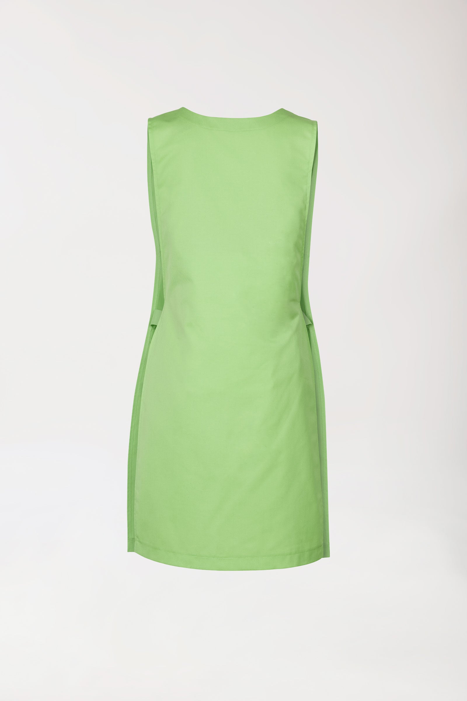 JUST STRONG Überwurfschürze Damen apfelgrün, Rückansicht