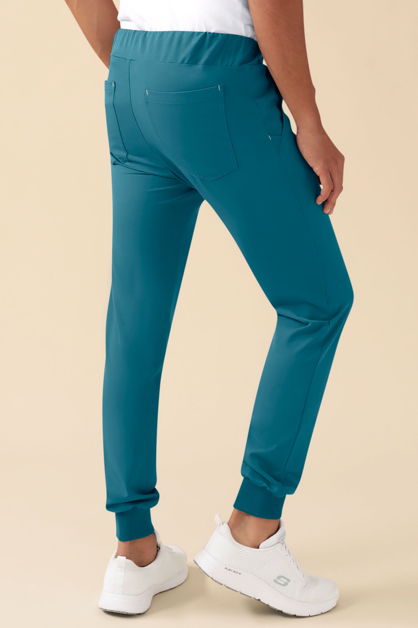 KAERE Hose Herren - Saumbündchen ohne Beintaschen petrol