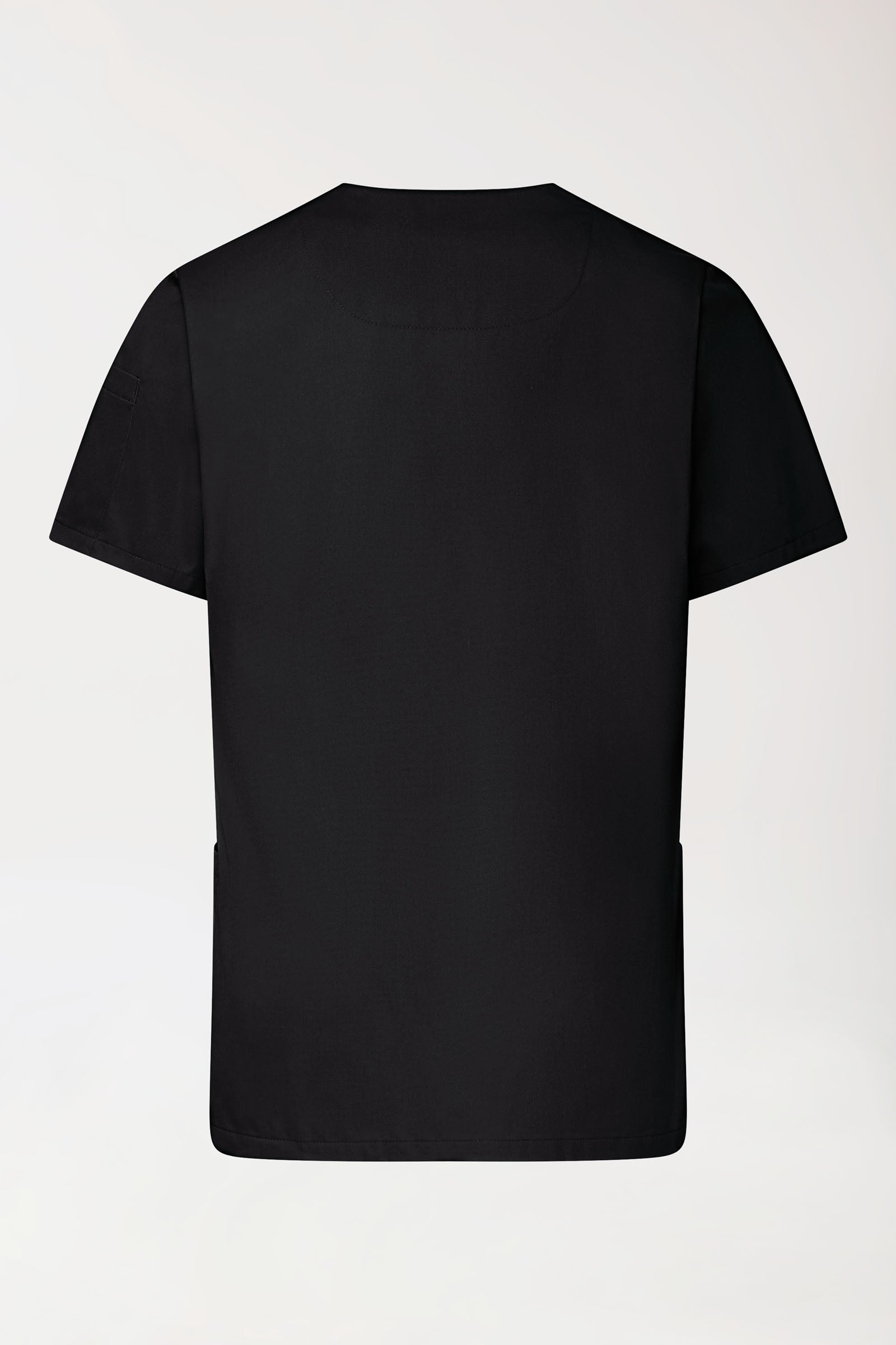 GREEN Stretch Schlupfkasack Herren - V-Ausschnitt schwarz