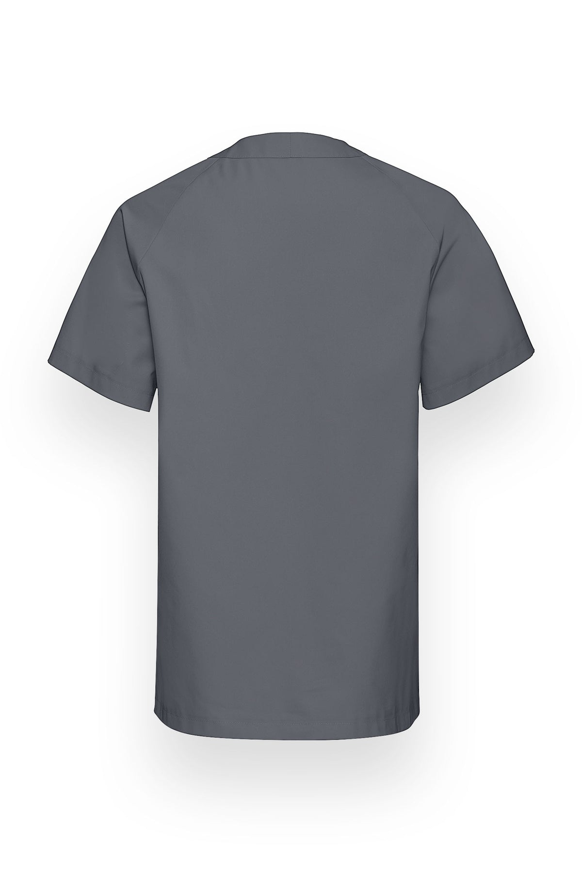 DER Kasack-Kasack V-Ausschnitt Unisex steingrau, Rückansicht
