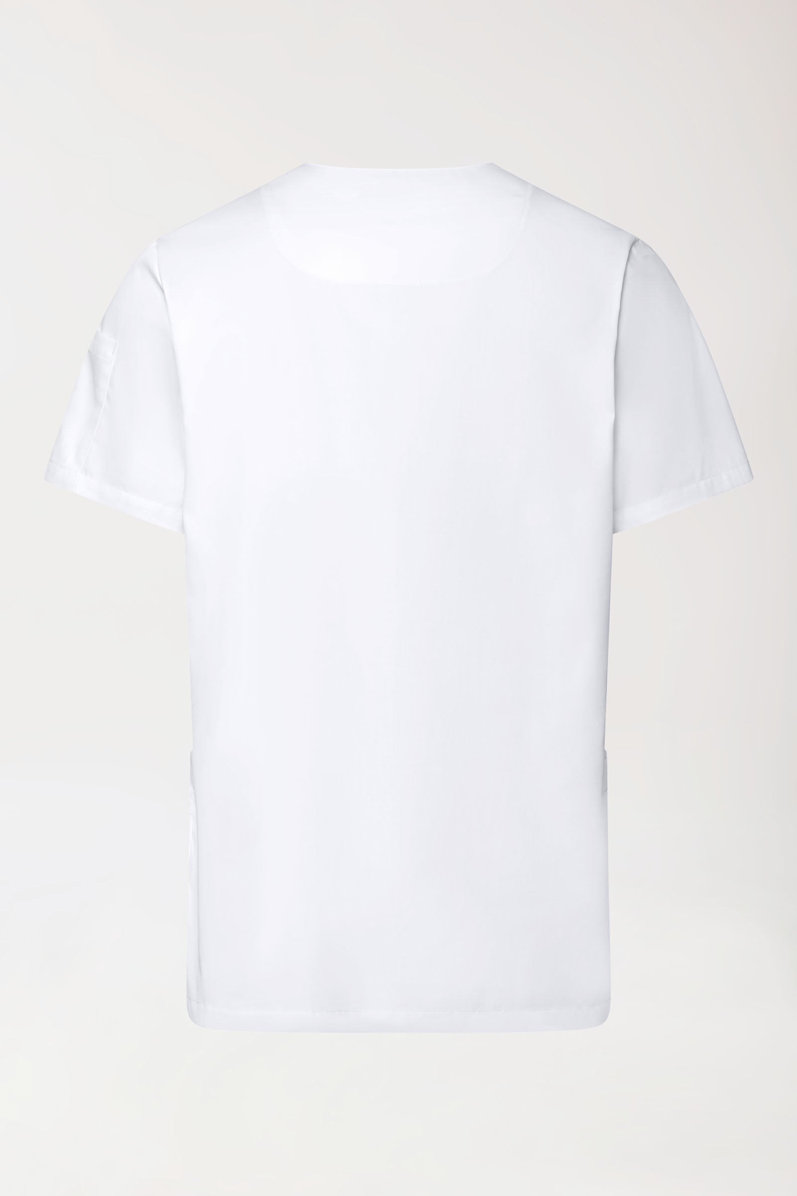 GREEN Stretch Schlupfkasack Herren - V-Ausschnitt weiß