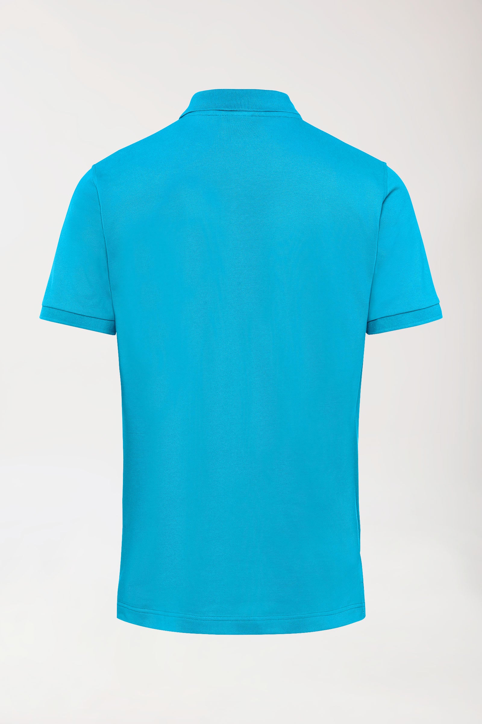 Stretch Shirt Herren - Polokragen türkis