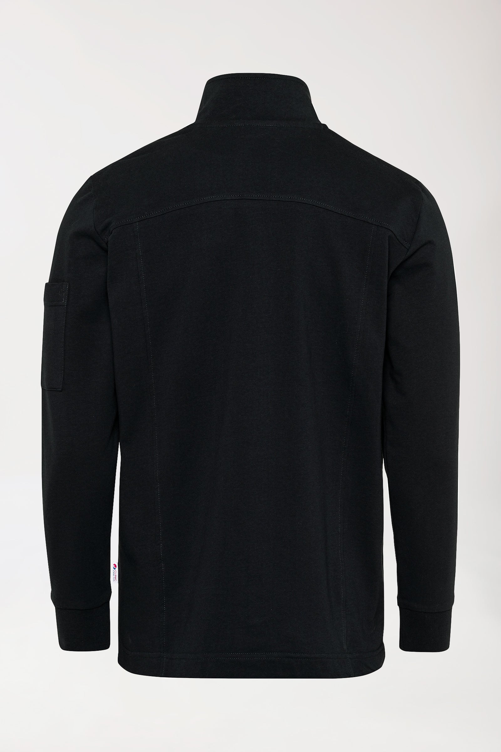 Sweatjacke Herren - Stehkragen schwarz