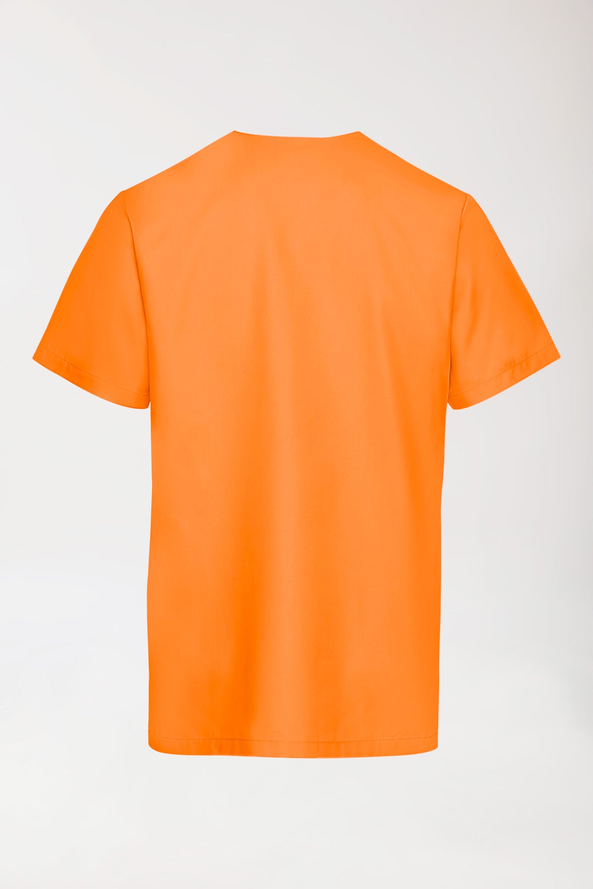 TENCEL™ Schlupfkasack Herren - V-Ausschnitt brillant orange, Rückansicht