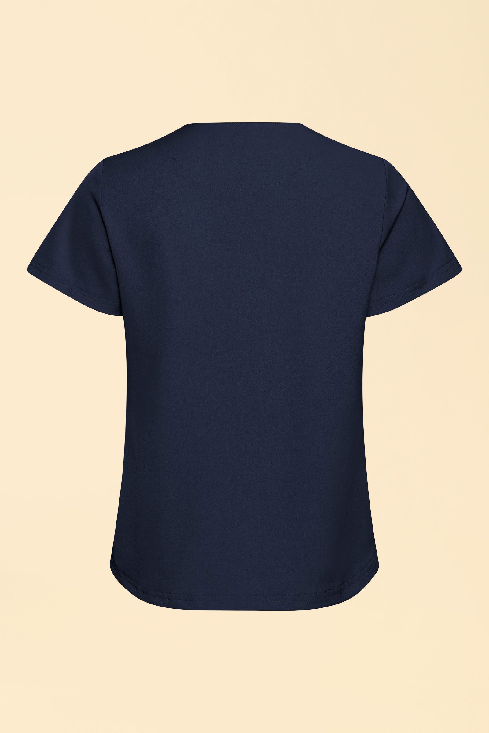 KAERE Shirt Damen - Rundhalsausschnitt navy, Rückansicht