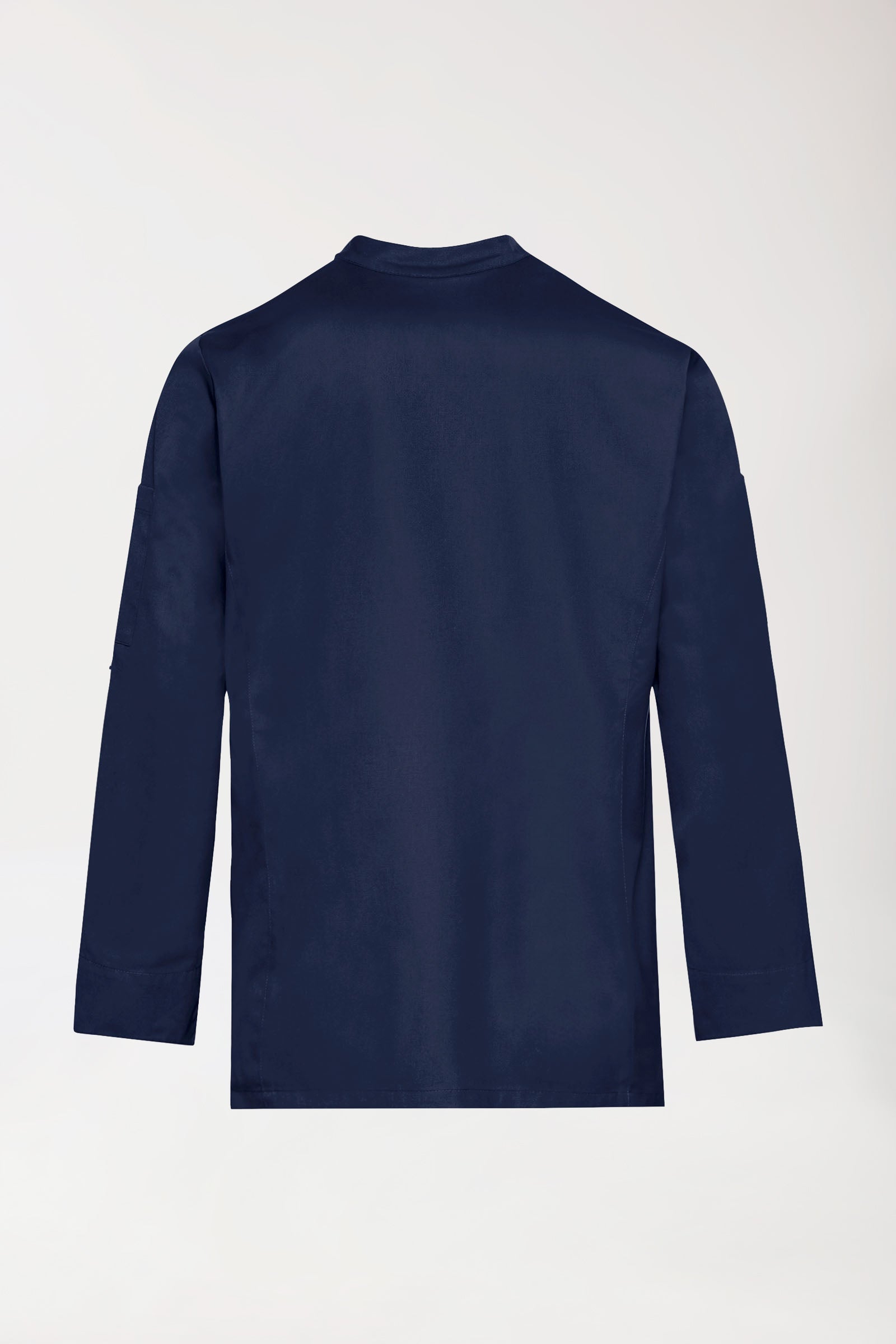 Gastro Kochjacke Herren - 1/1 Arm navy, Rückansicht
