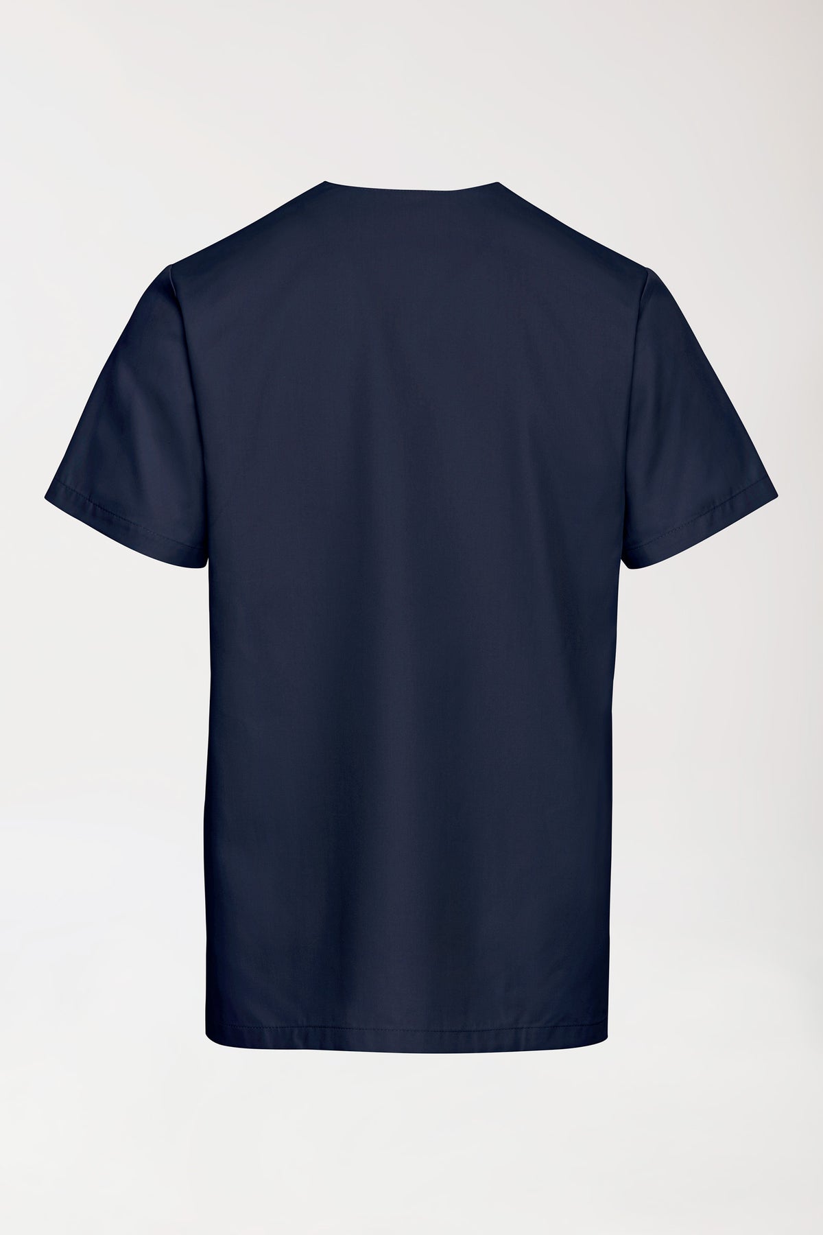TENCEL™ Schlupfkasack Herren - V-Ausschnitt navy, Rückansicht