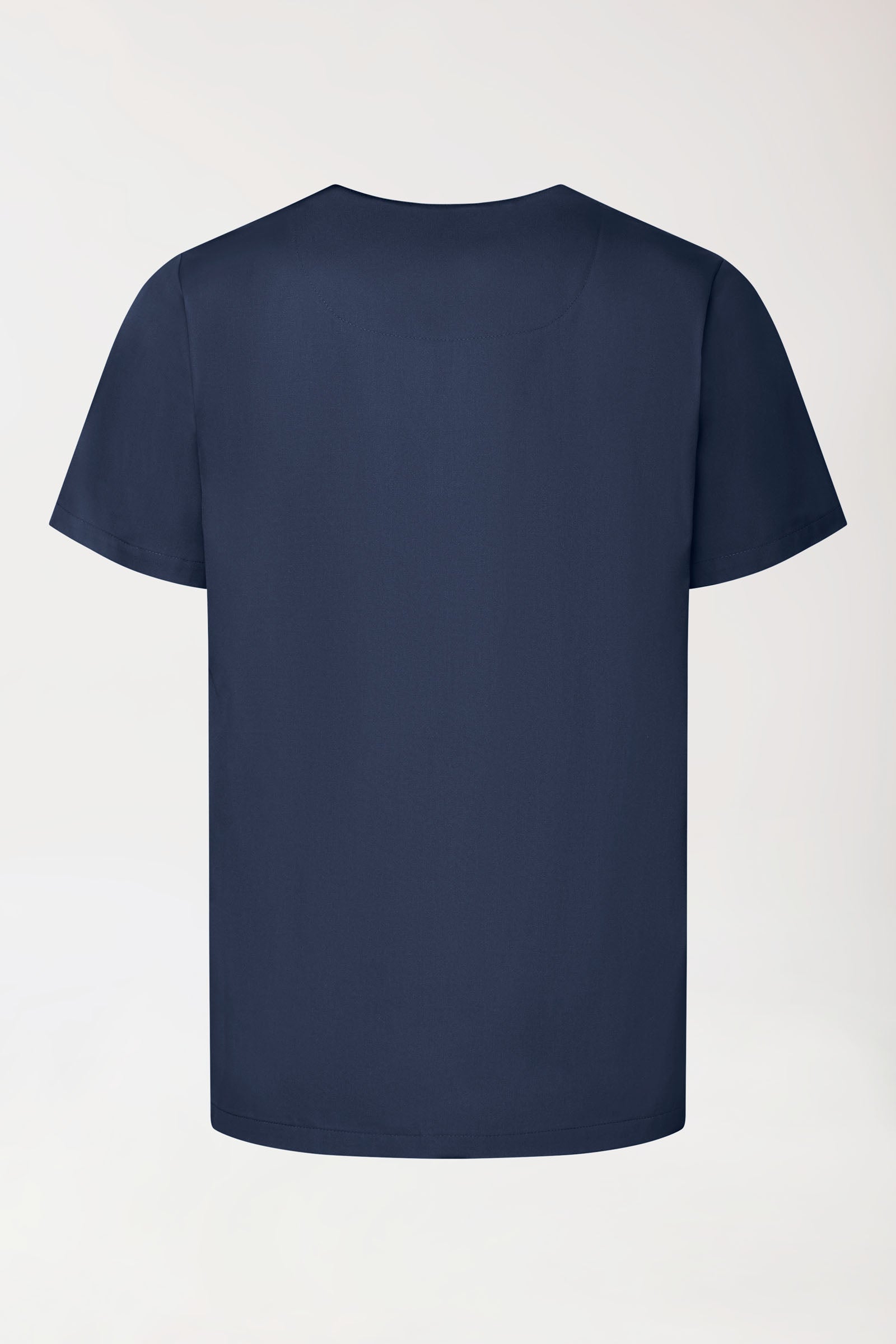 GREEN Stretch Schlupfkasack Unisex - V-Ausschnitt navy, Rückansicht
