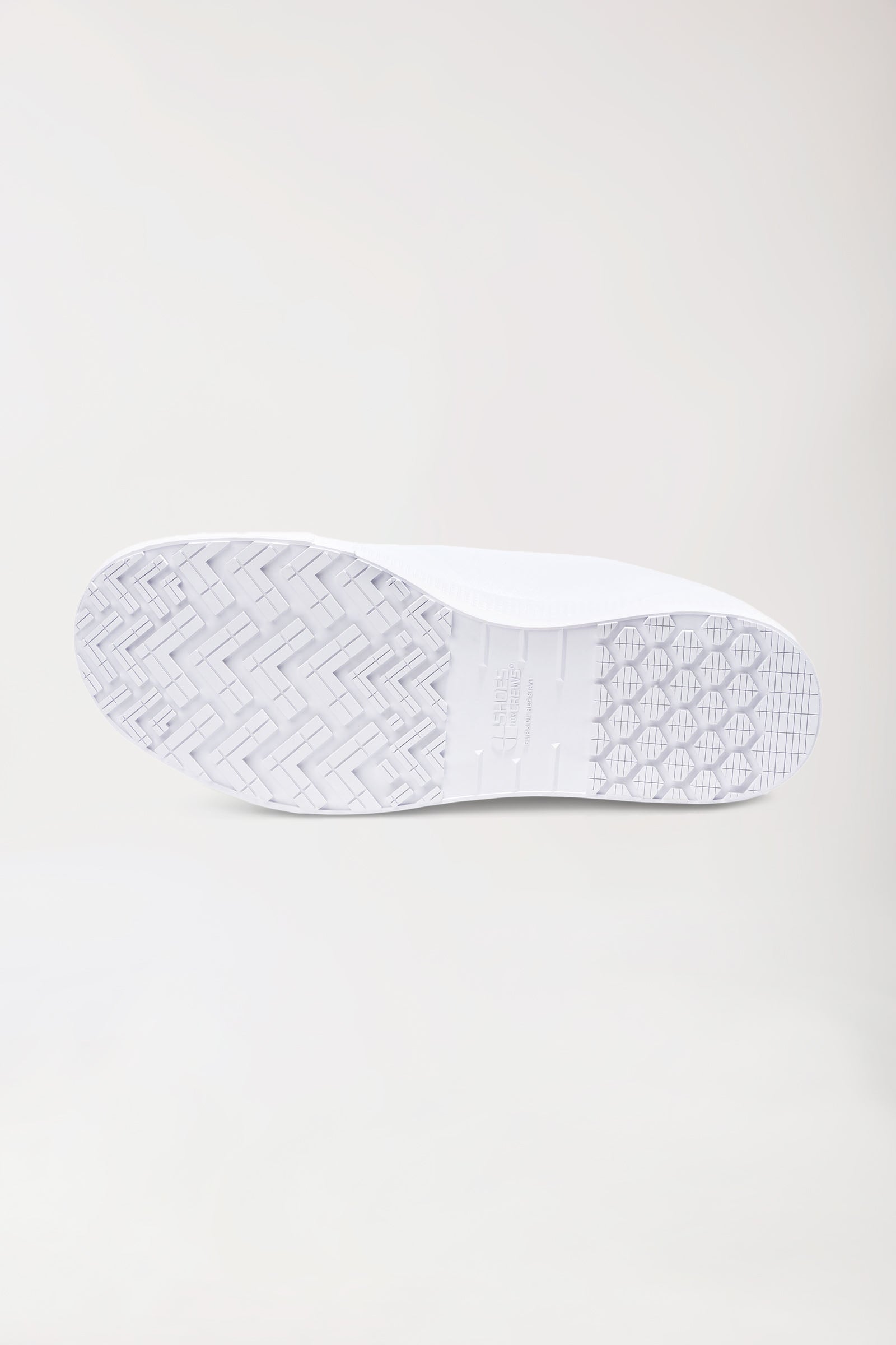 Unisex Berufsschuh - wasserabweisend weiß, Rückansicht