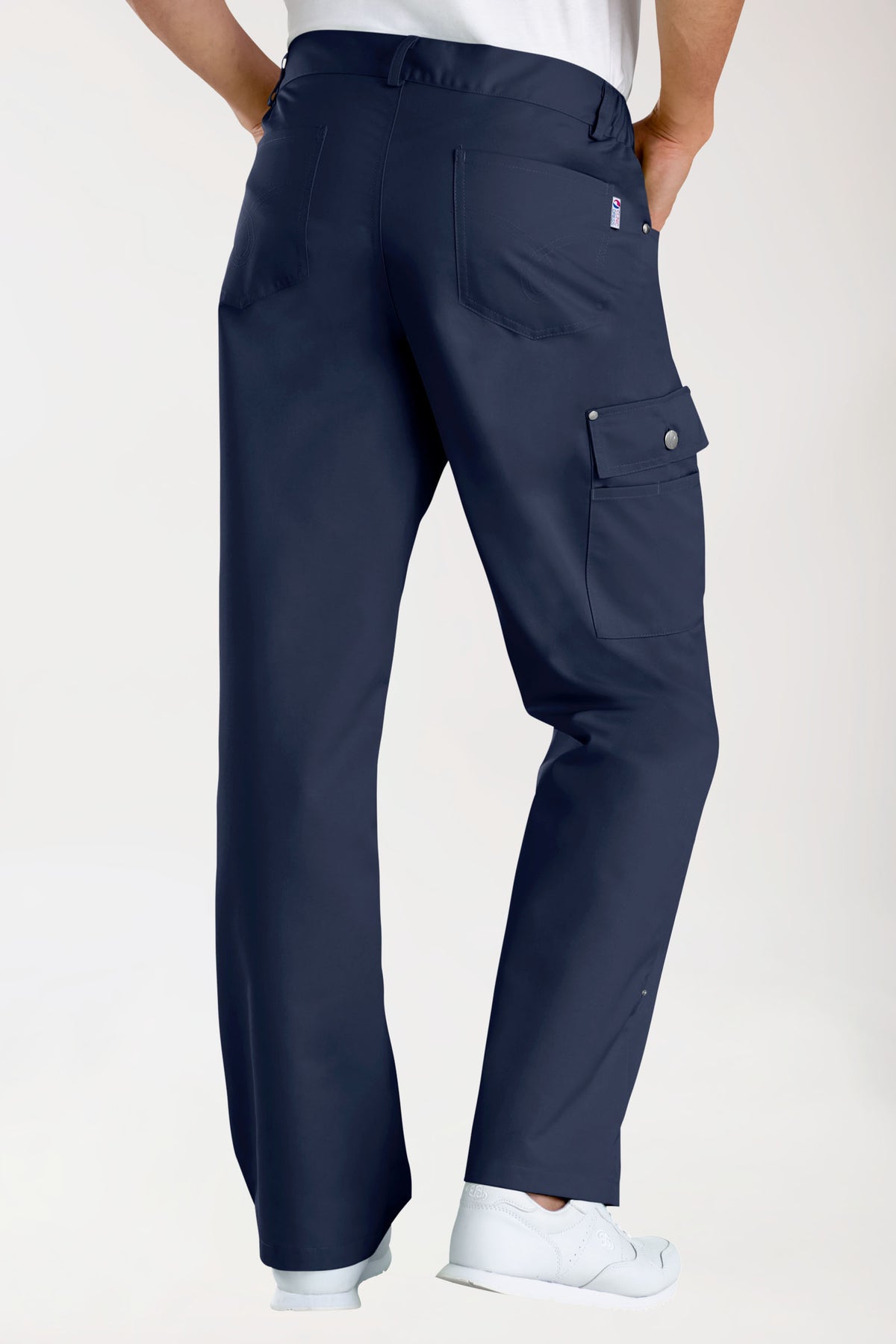 JUST STRONG Hose Unisex - Teilgummibund navy, Rückansicht