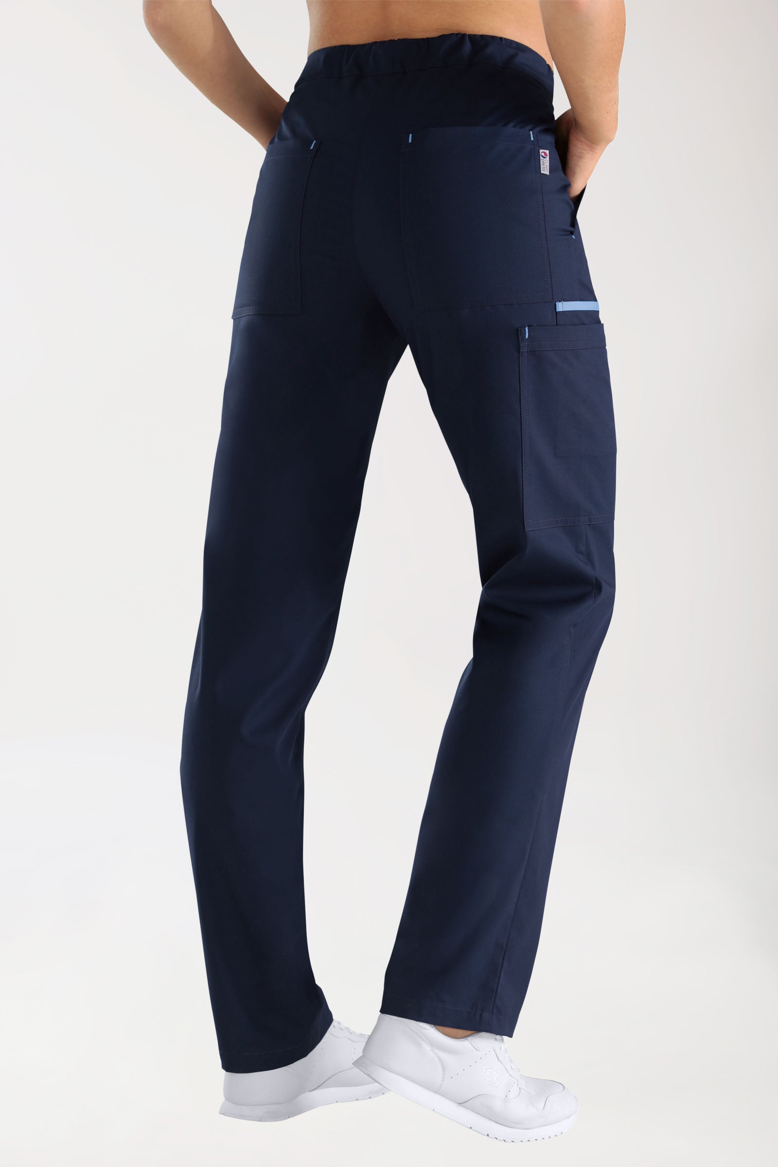 Hose Navy mit Himmelblau Unisex