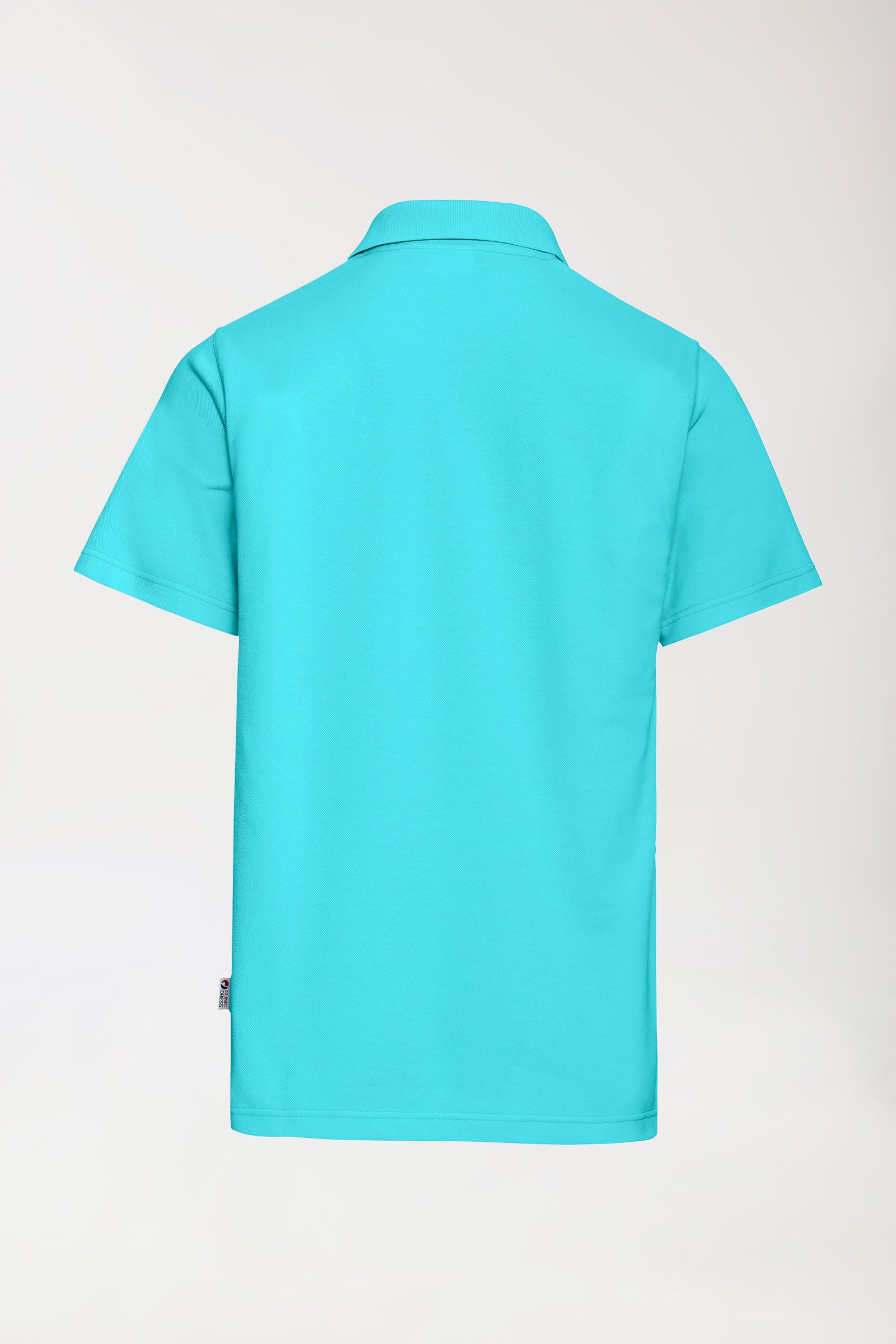 CORE Shirt Unisex - Polokragen curacau, Rückansicht
