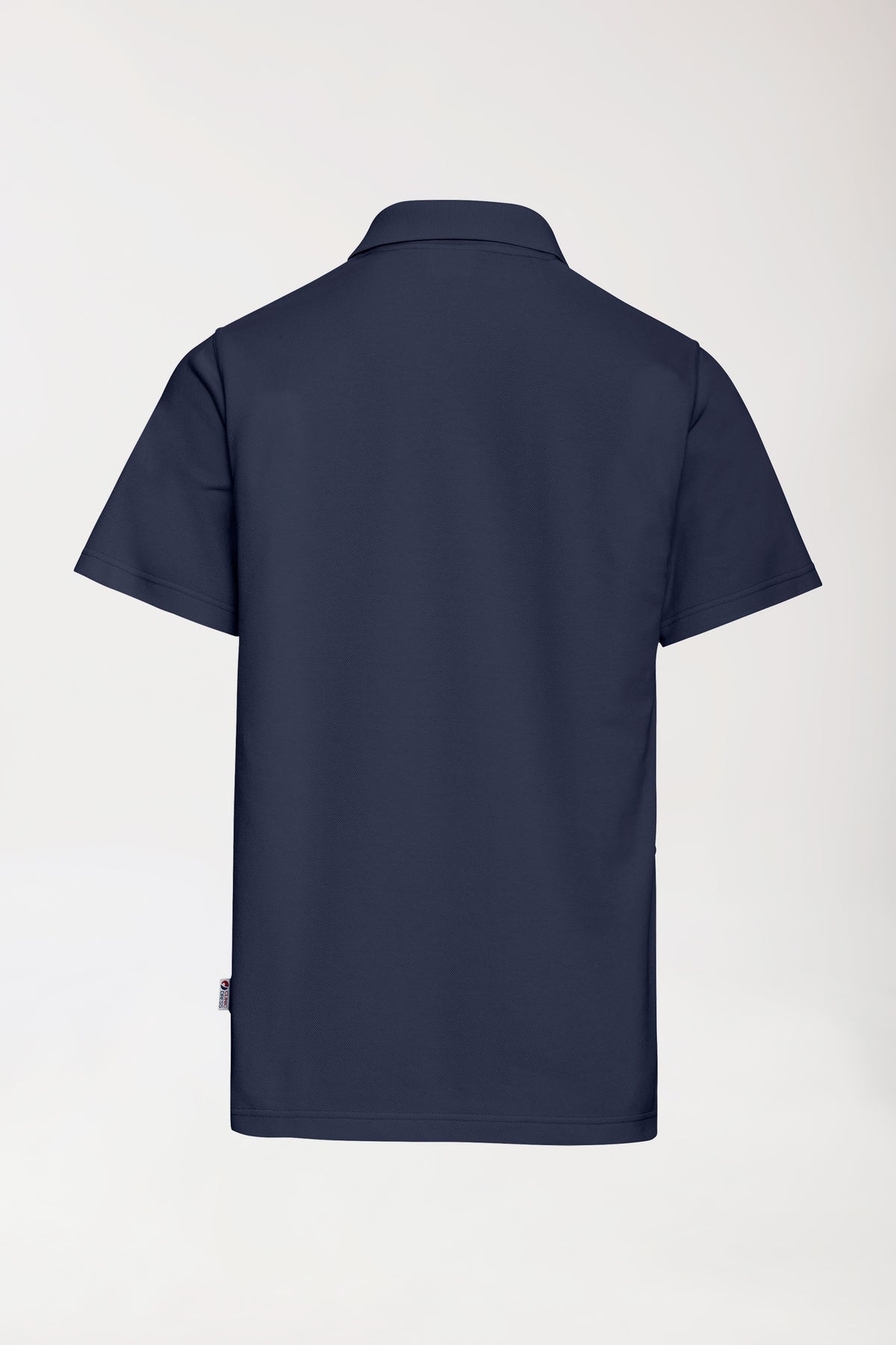 CORE Shirt Unisex - Polokragen navy, Rückansicht