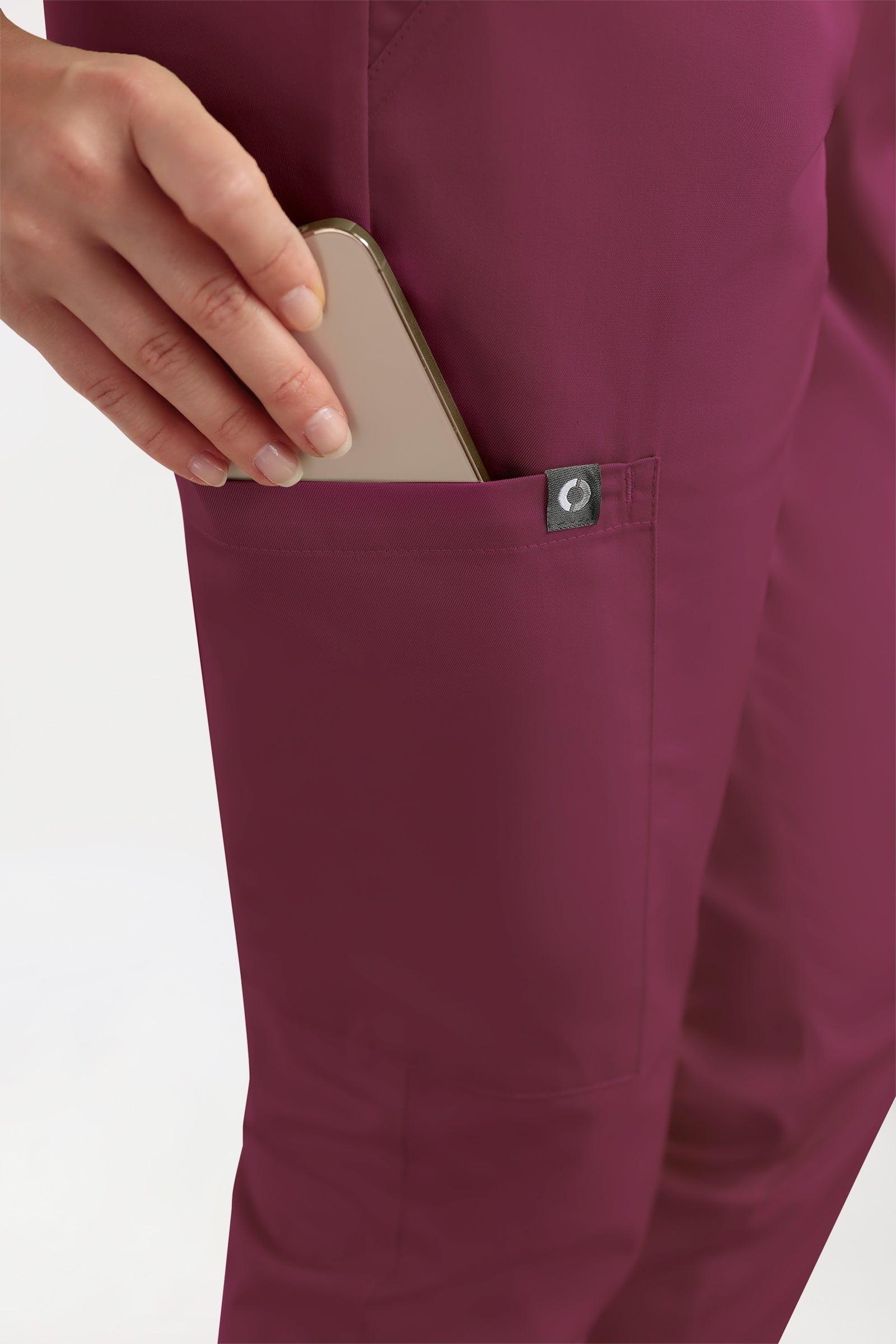 CORE Cargohose Damen - Jogpants Style berry