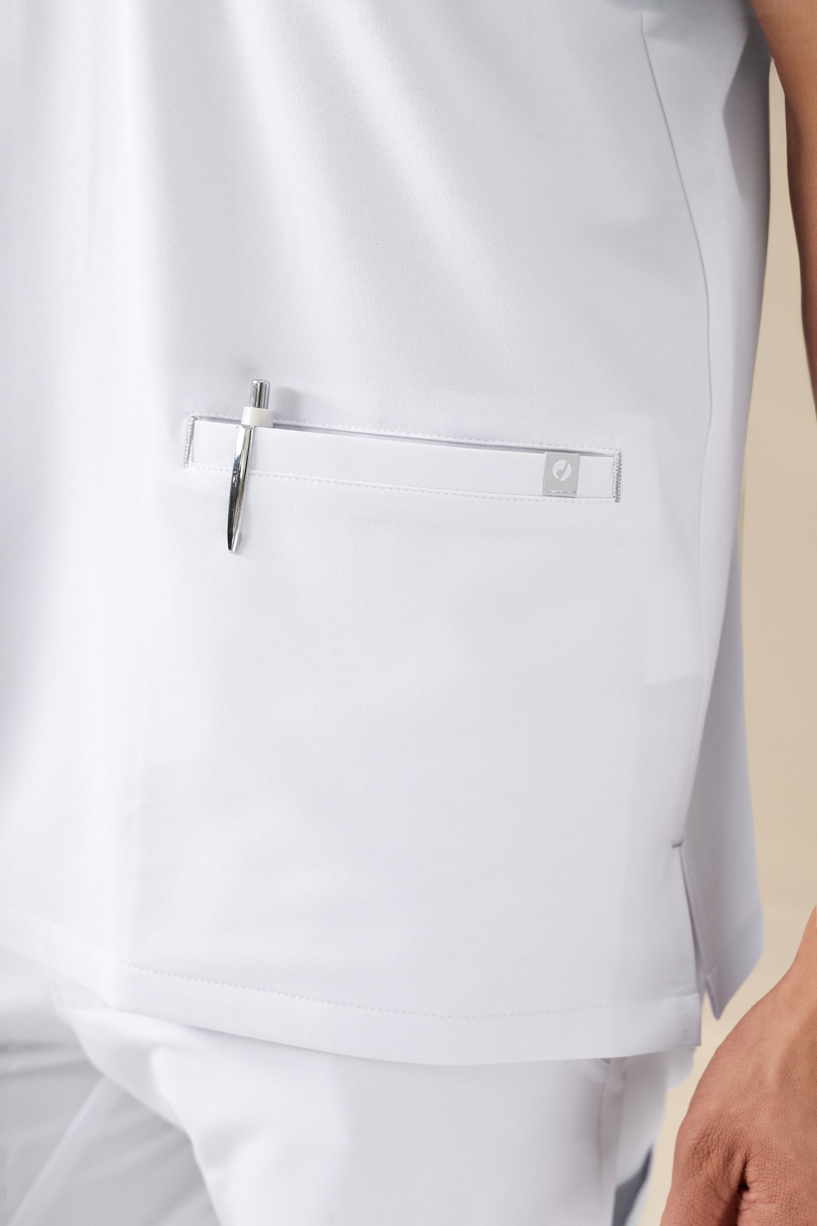 KAERE Schlupfkasack Herren - 3er Pack - V-Ausschnitt weiß