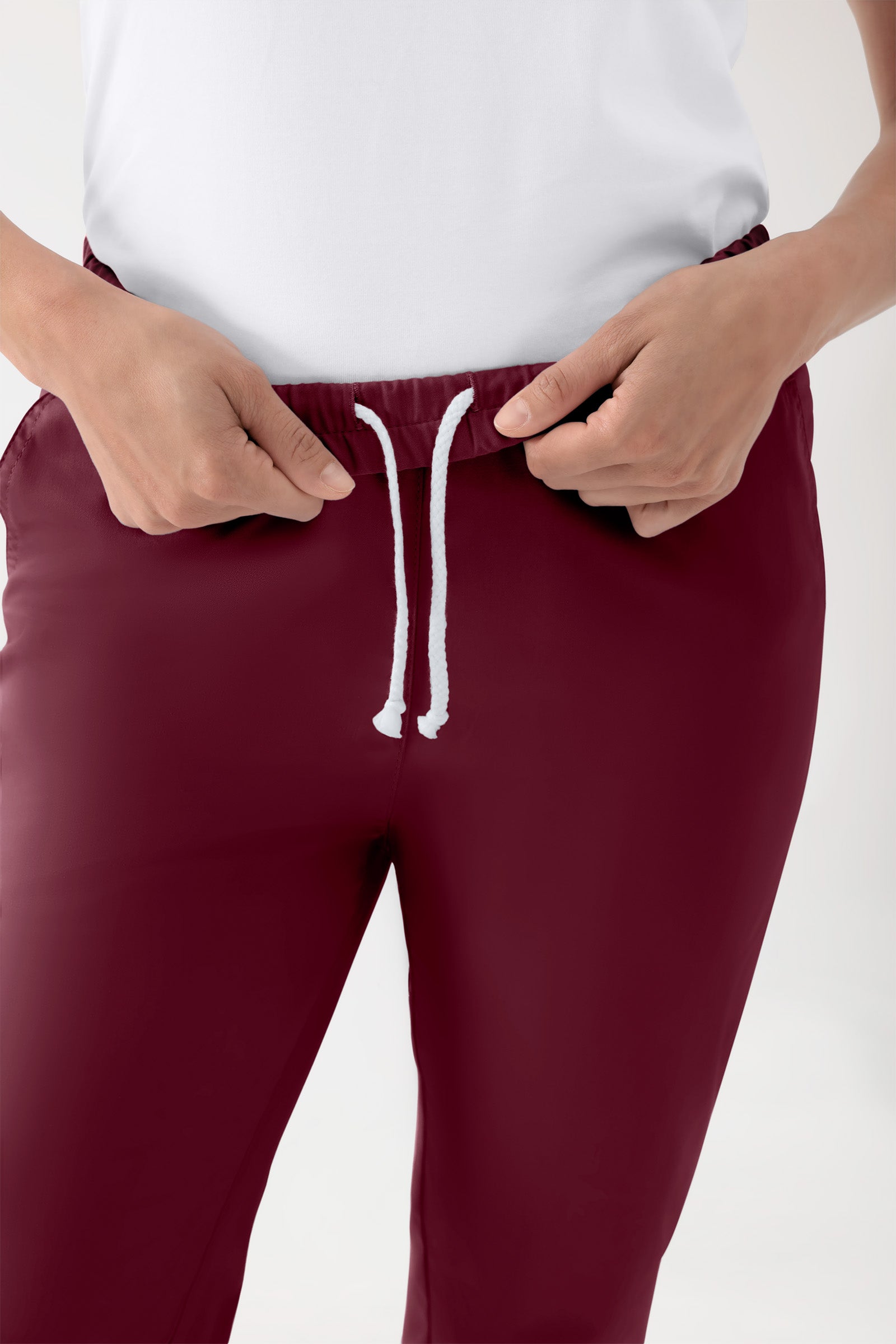 CORE Hose Unisex - hoher Bund bordeaux