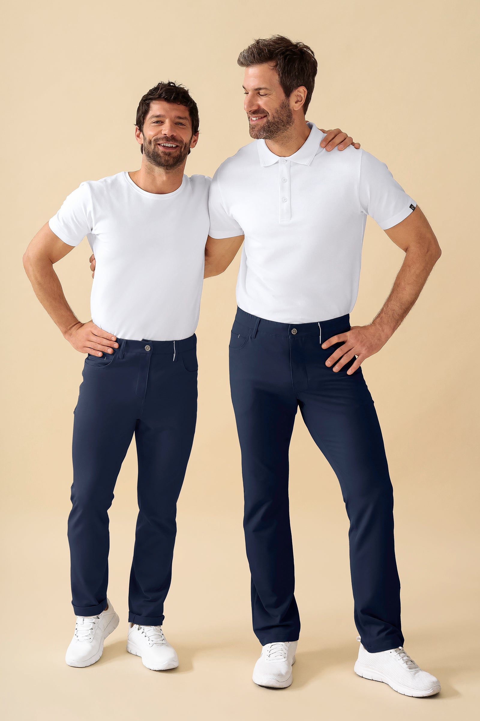 KAERE Hose Herren - 5-Pocket navy