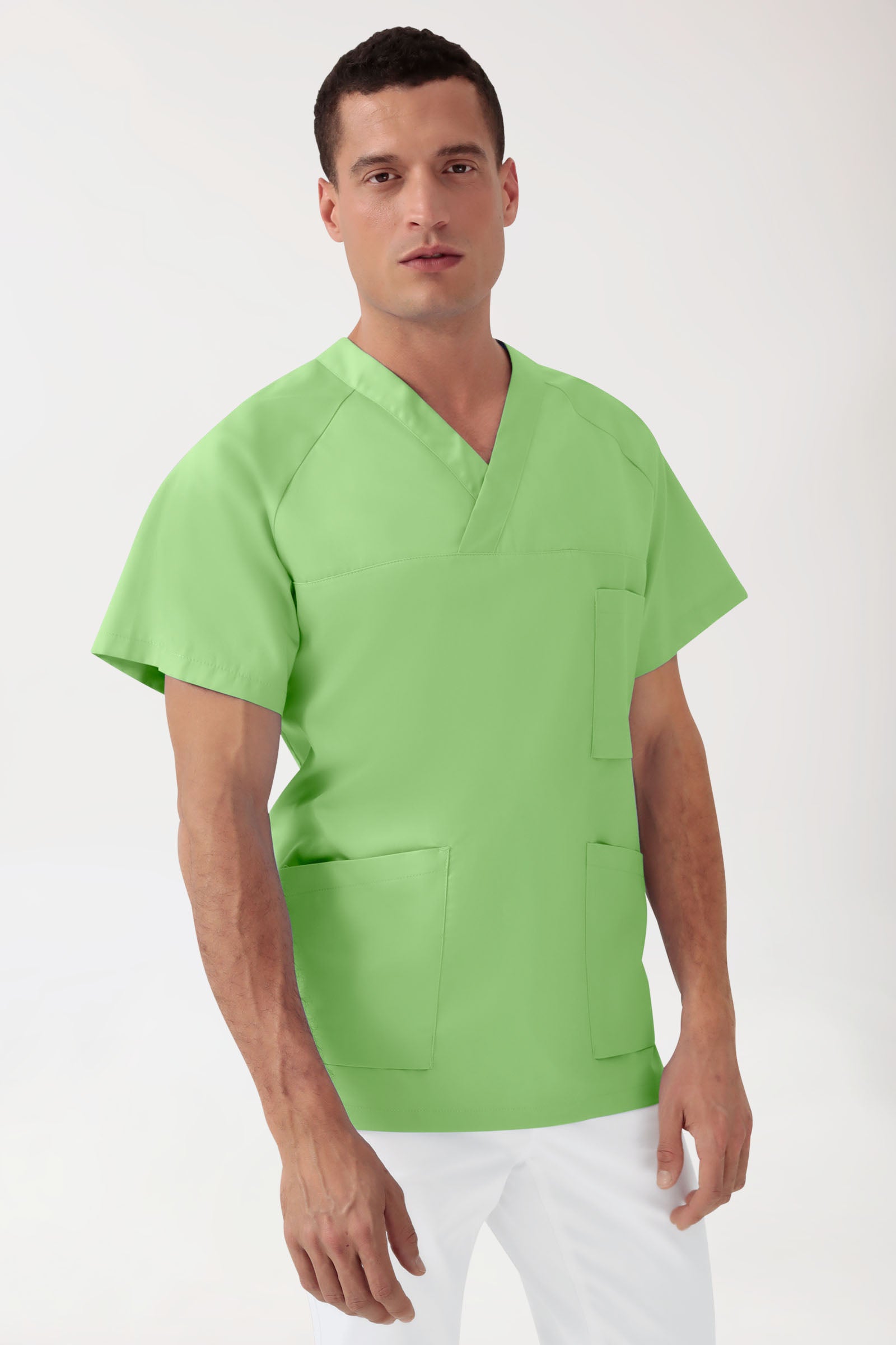 DER Kasack-Kasack Herren - V-Ausschnitt apfelgrün