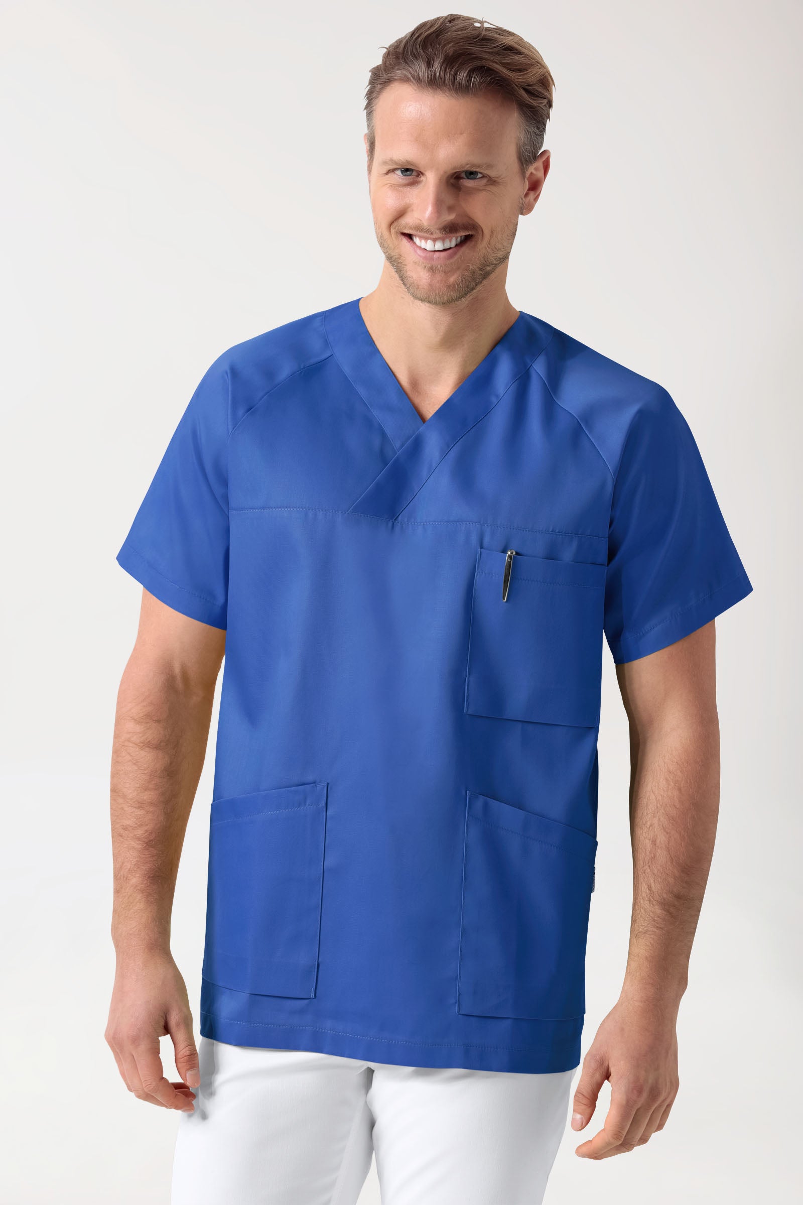 CORE Schlupfkasack Herren - V-Ausschnitt königsblau