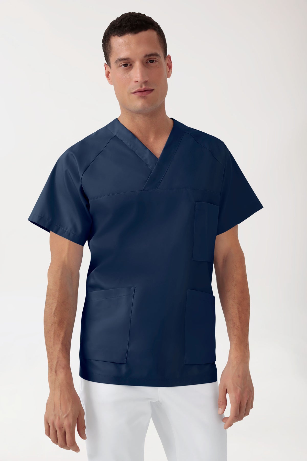 DER Kasack-Kasack Herren - V-Ausschnitt navy