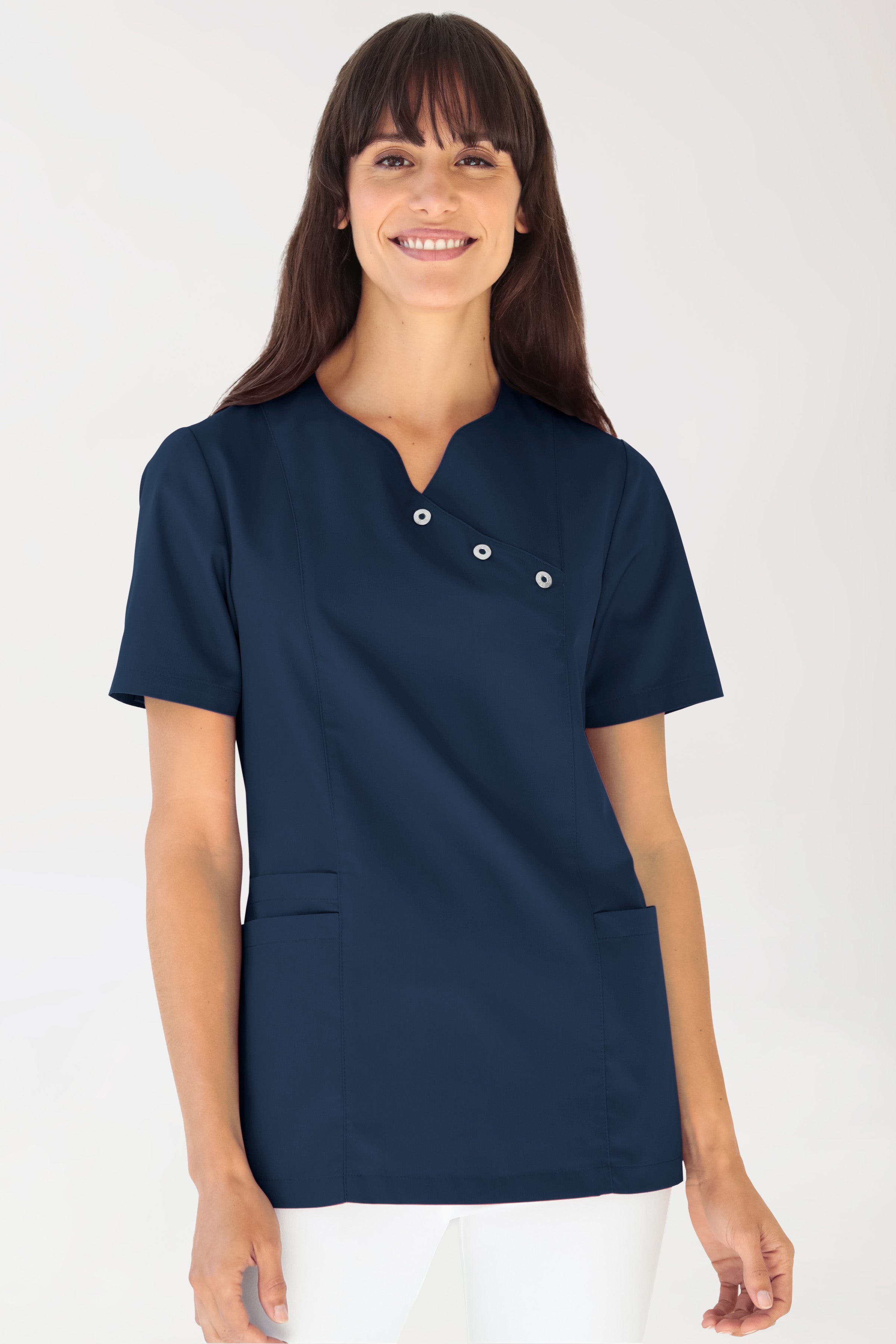 Schlupfkasack Damen - Stretch navy