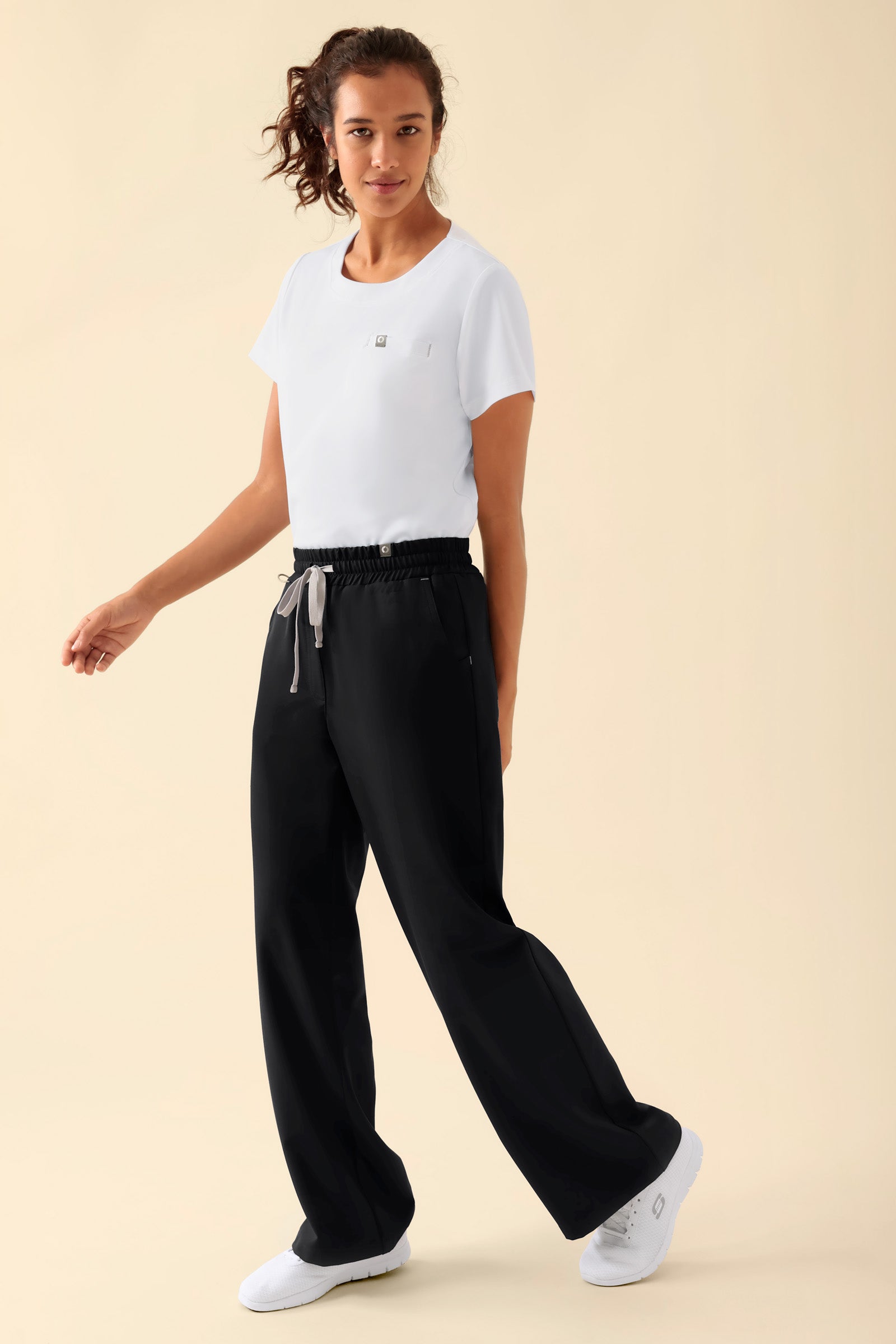 KAERE Hose Damen - weites Bein schwarz