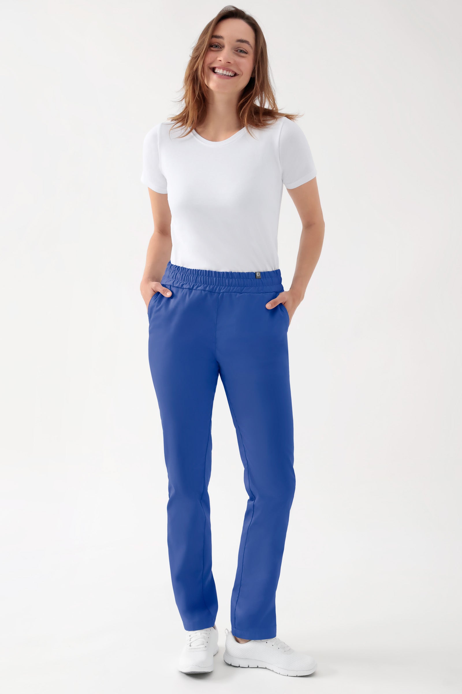 CORE Hose Unisex - hoher Bund königsblau, Vorderansicht