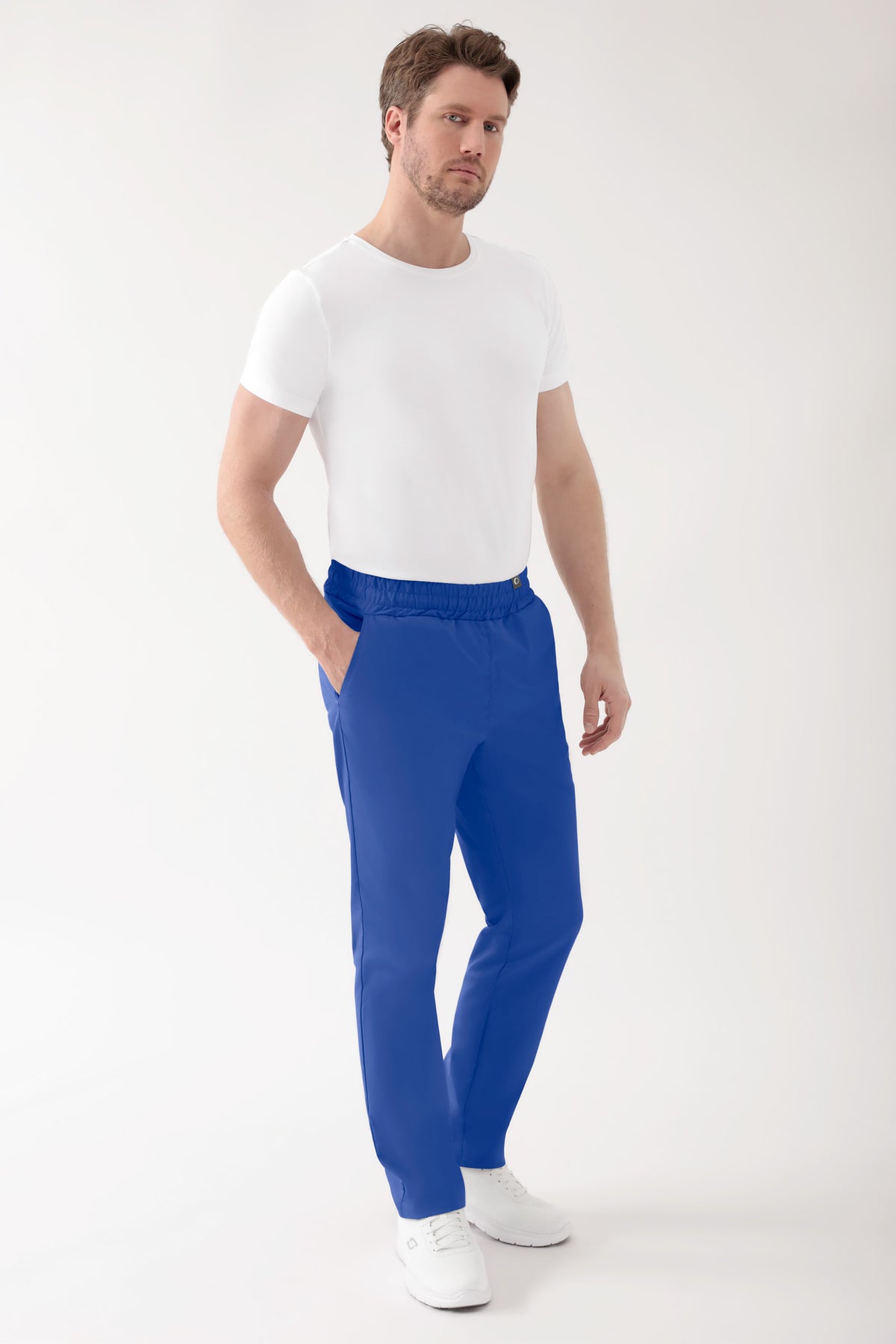 CORE Hose Unisex - hoher Bund königsblau, Vorderansicht