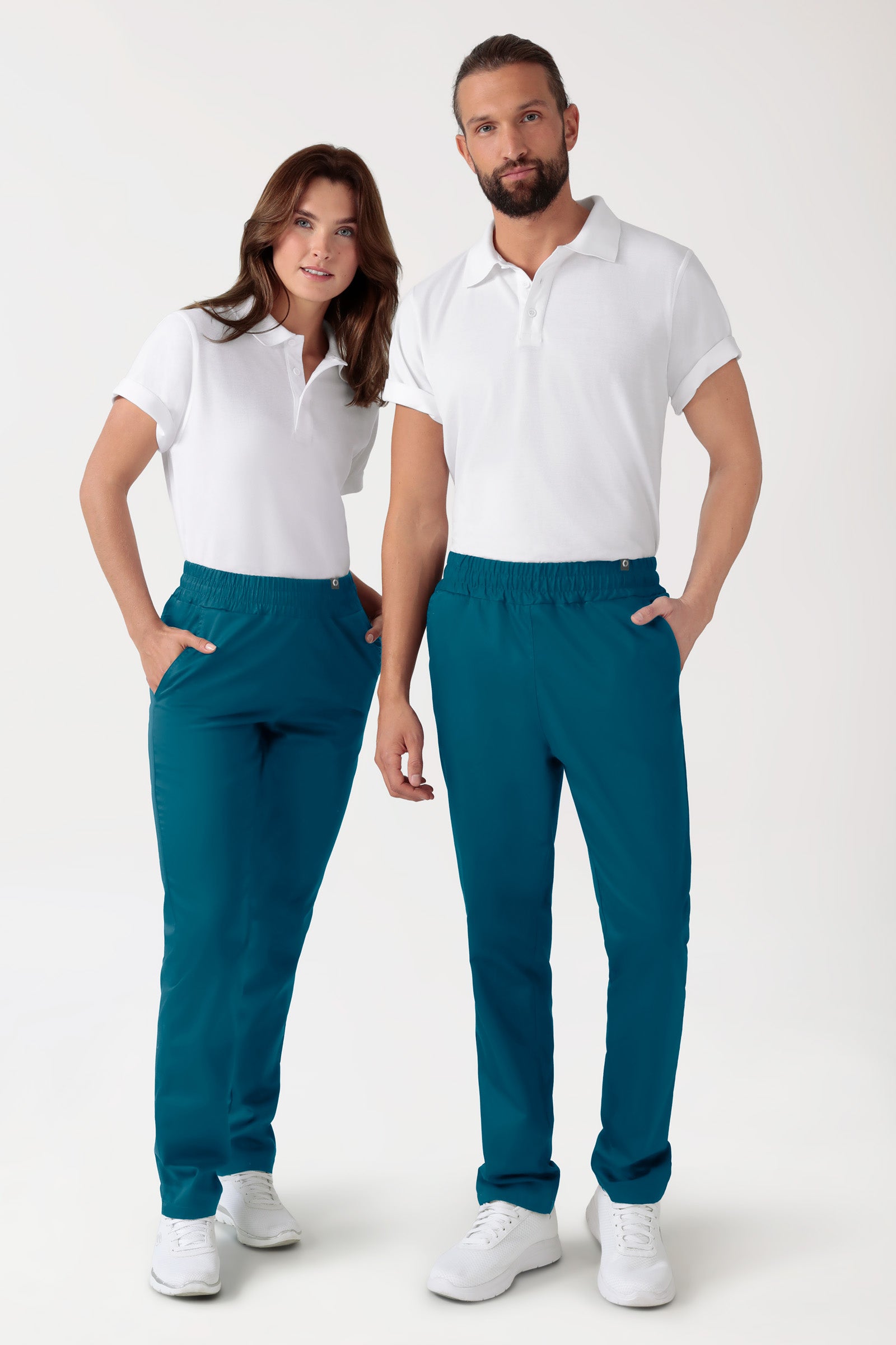 CORE Hose Unisex - hoher Bund petrol